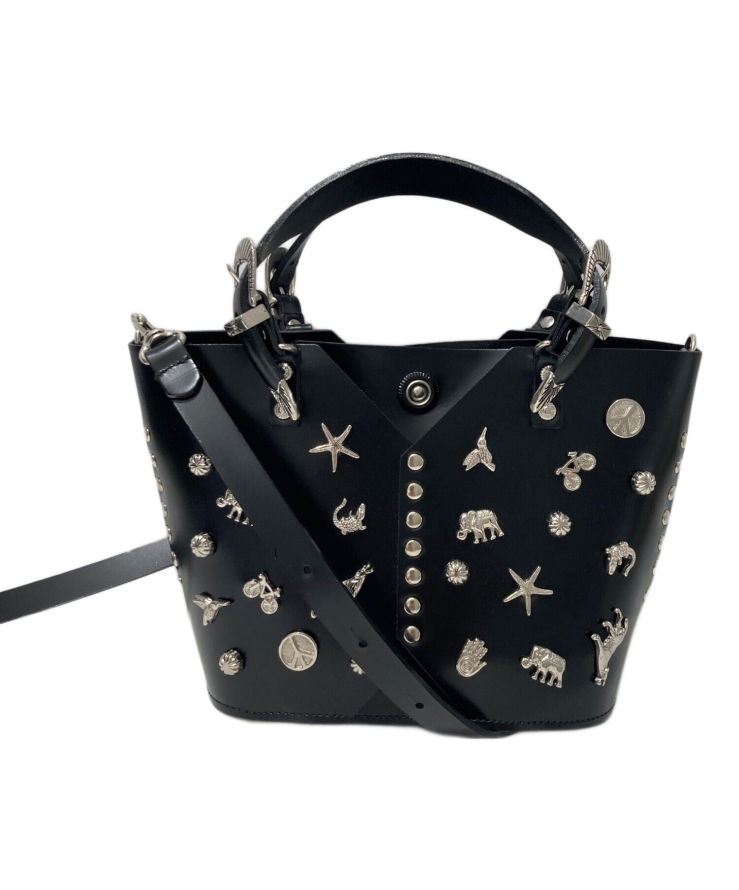 中古・古着通販】TOGA PULLA (トーガ プルラ) レザートートバッグ