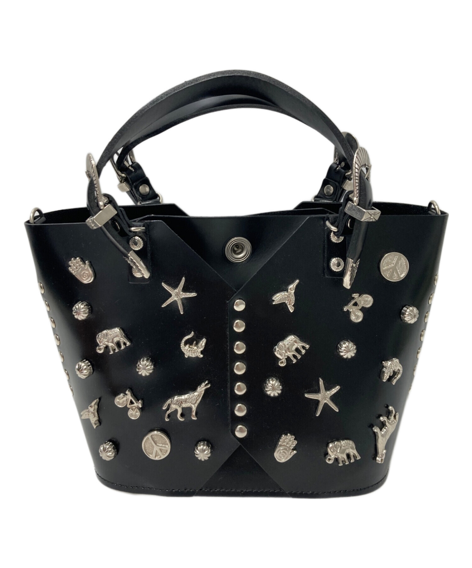 中古・古着通販】TOGA PULLA (トーガ プルラ) レザートートバッグ