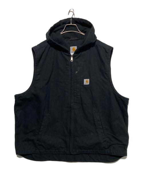中古・古着通販】CarHartt (カーハート) ダックワークベスト ブラック
