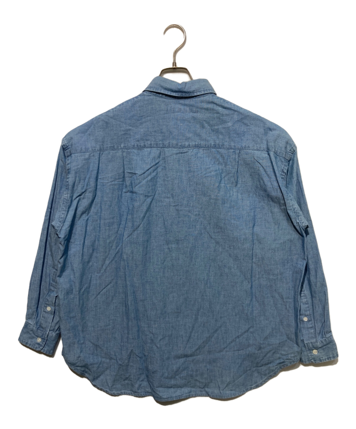 中古・古着通販】FRAMeWORK (フレームワーク) ダンガリーシャツ ブルー