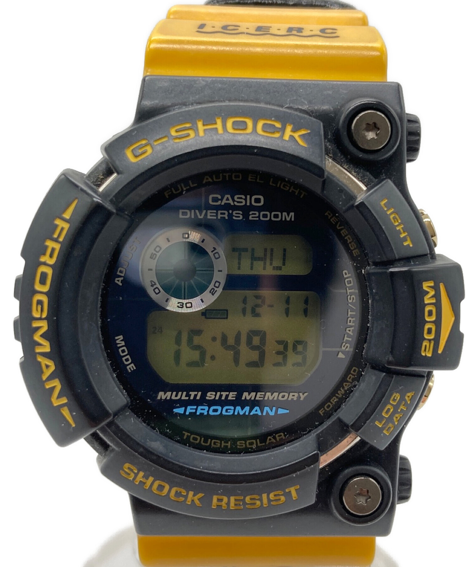 中古・古着通販】CASIO (カシオ) G-SHOCK デジタルウォッチ イエロー