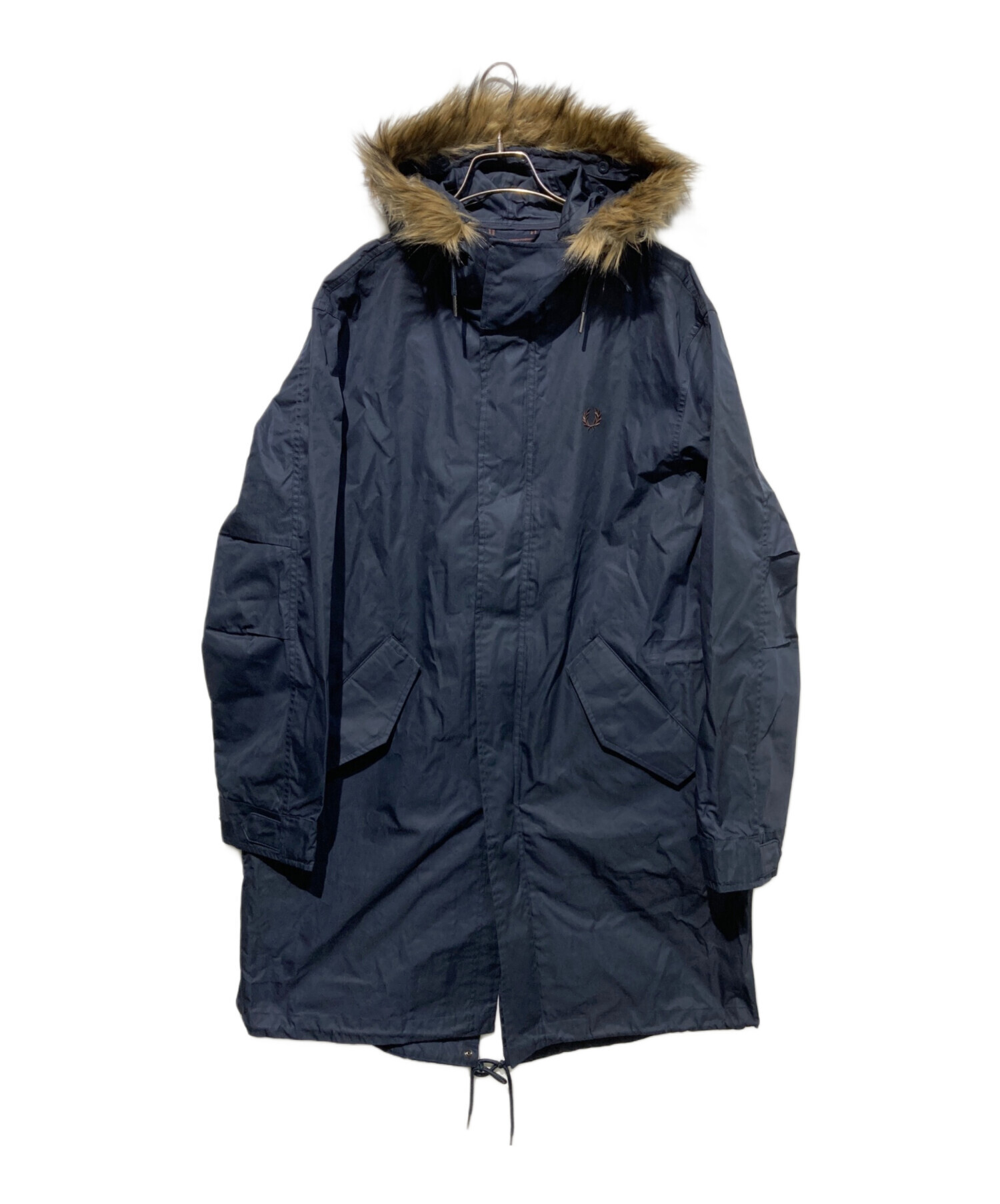 中古・古着通販】FRED PERRY (フレッドペリー) モッズコート ネイビー