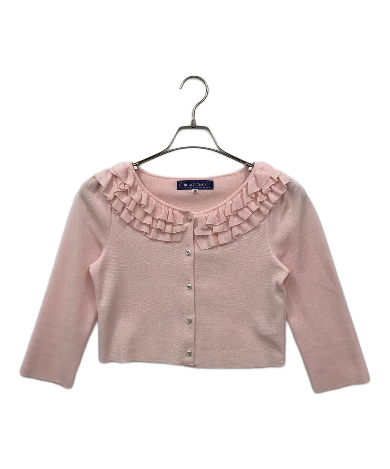 中古・古着通販】M'S GRACY (エムズグレイシー) カーディガン ピンク