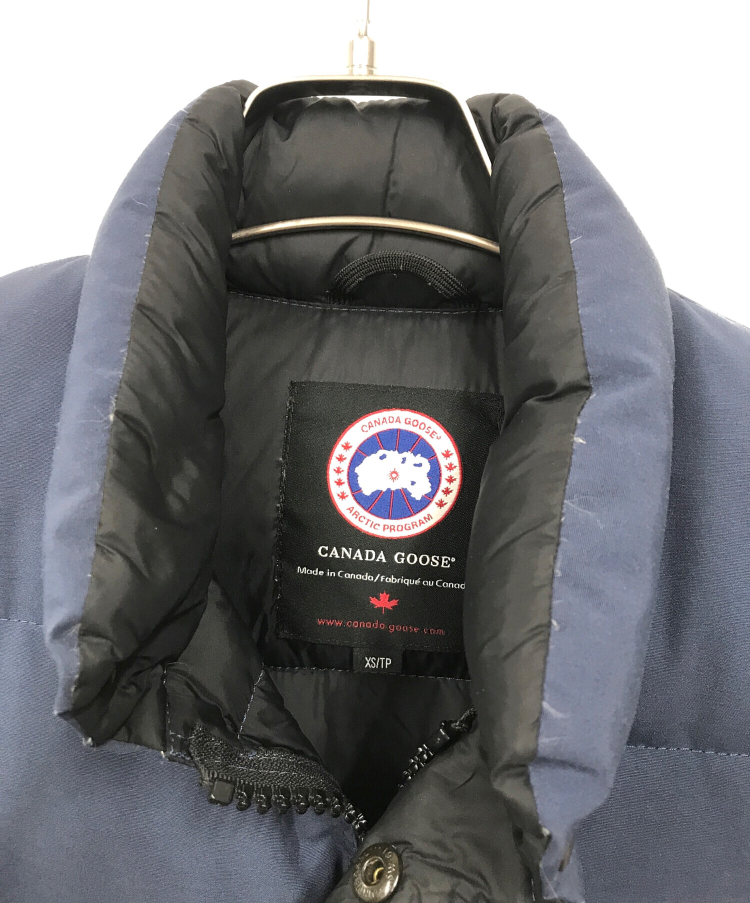中古・古着通販】CANADA GOOSE (カナダグース) ダウンベスト ブルー