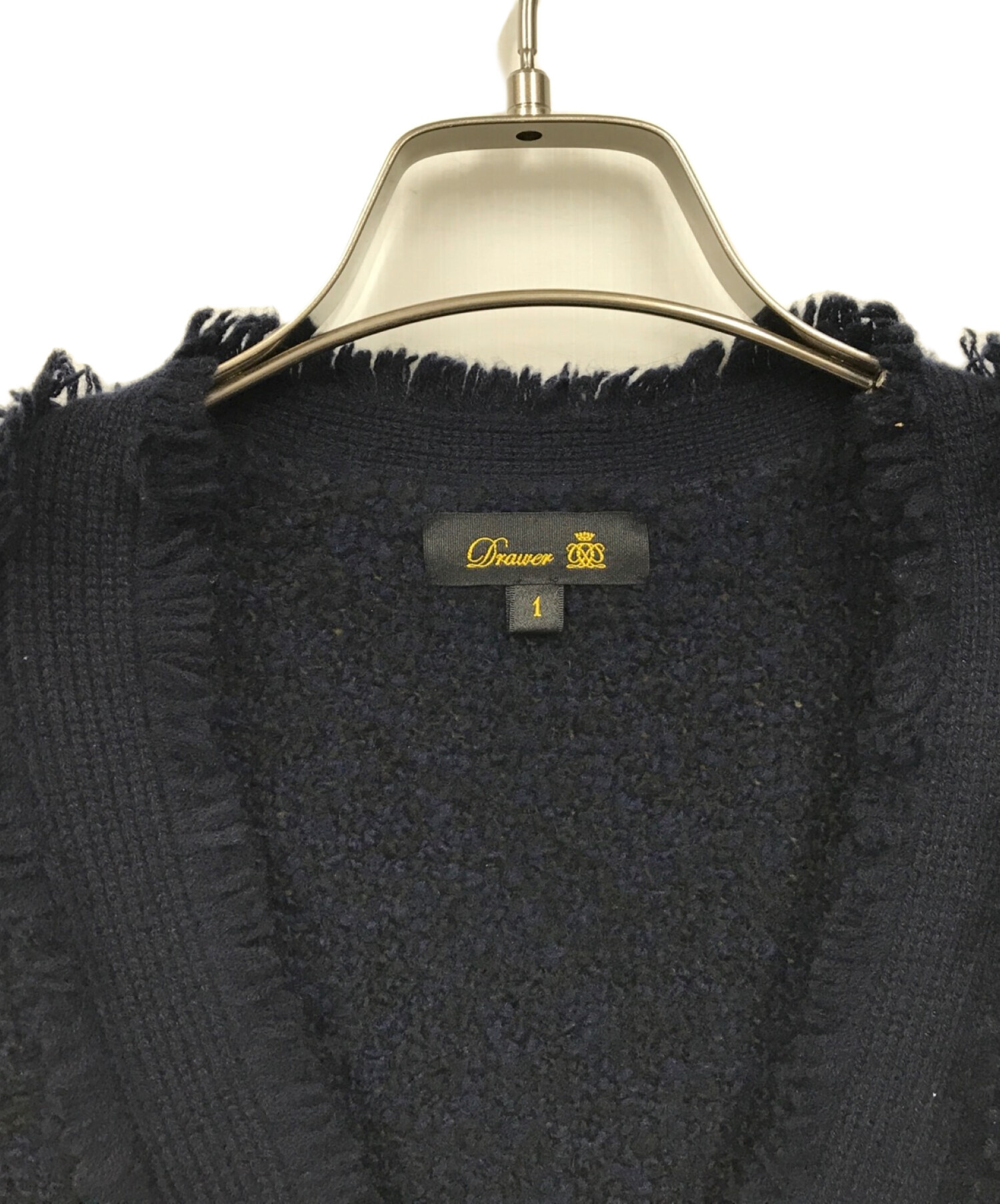 中古・古着通販】DRAWER (ドゥロワー) カシミヤシルクフリンジ