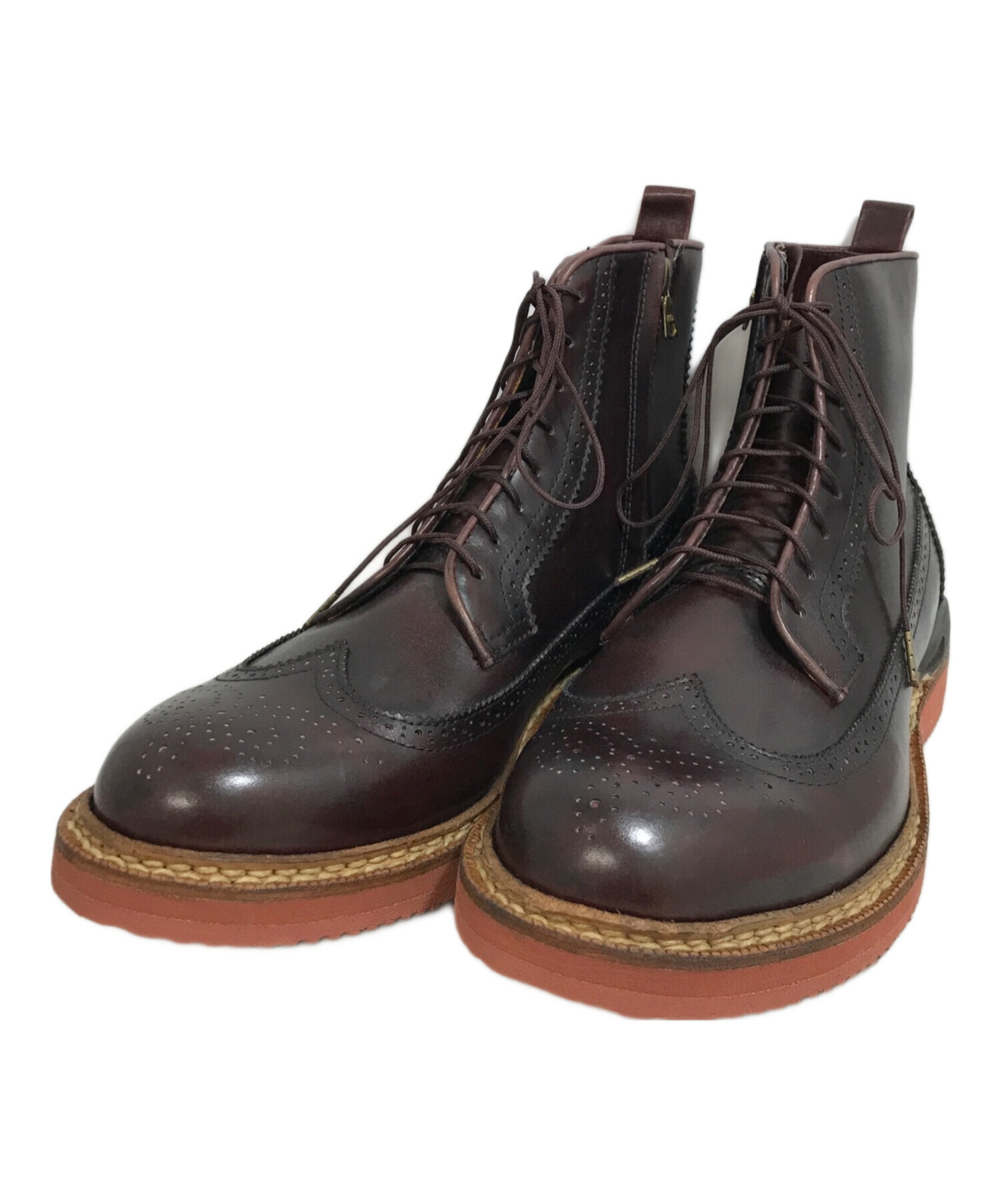 中古・古着通販】VISVIM (ビズビム) PATRICIAN MID-FOLK BURGUNDY