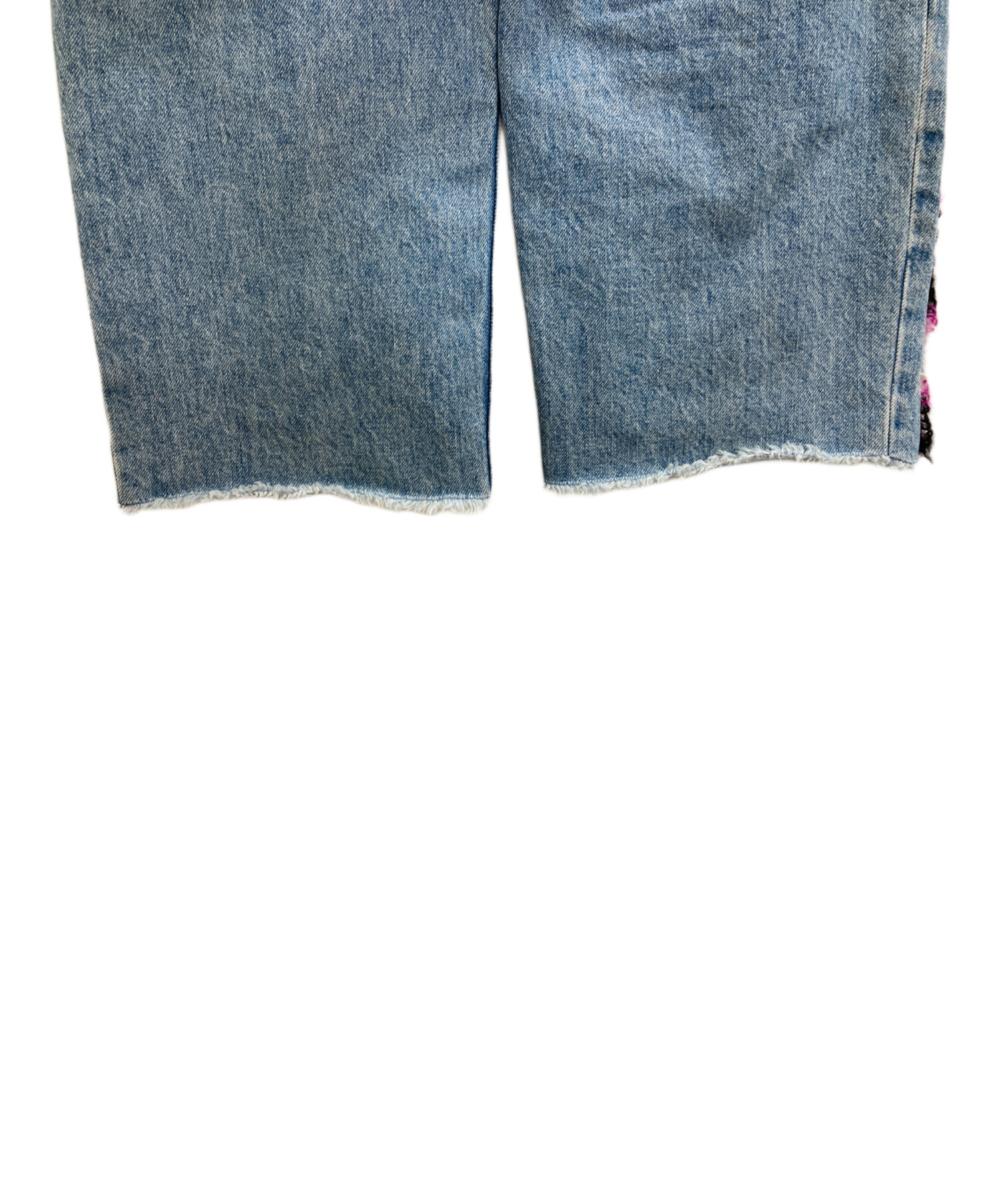 中古・古着通販】MARNI (マルニ) モヘアパッチデニムパンツ インディゴ