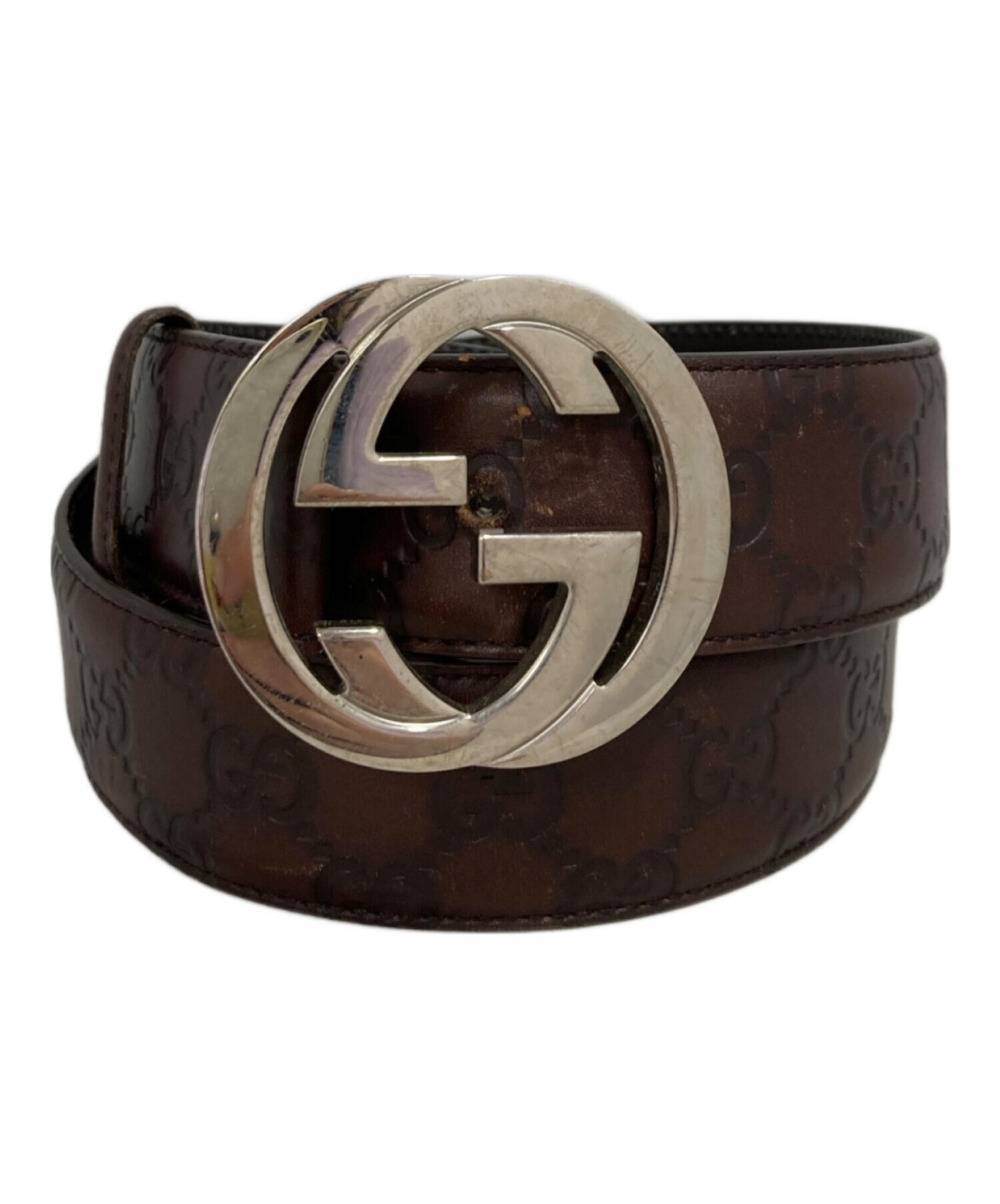 中古・古着通販】GUCCI (グッチ) ベルト ブラウン｜ブランド・古着通販