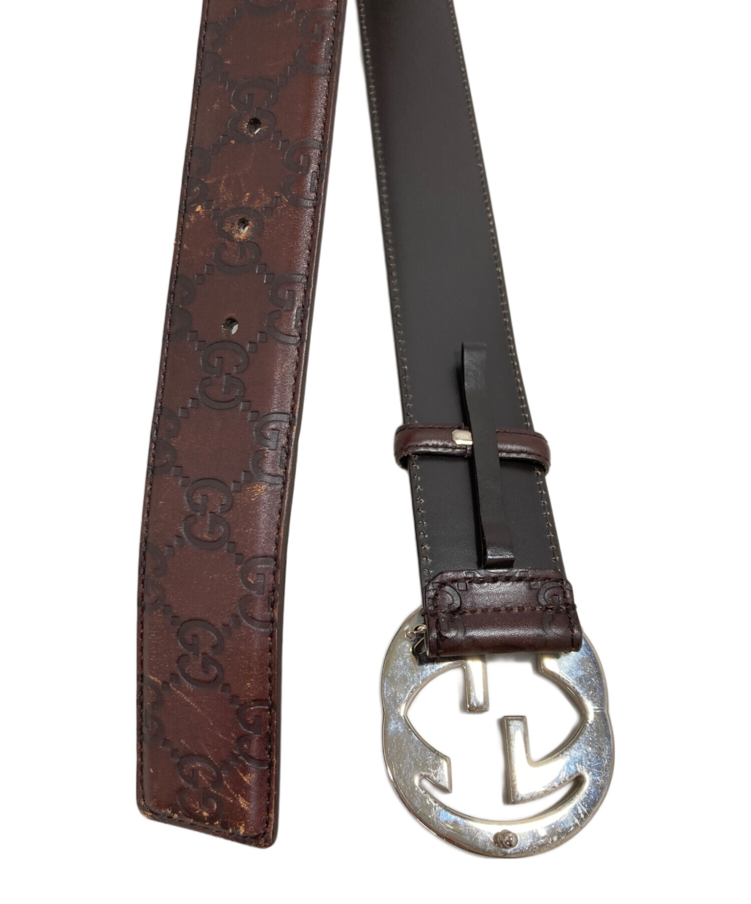 中古・古着通販】GUCCI (グッチ) ベルト ブラウン｜ブランド・古着通販