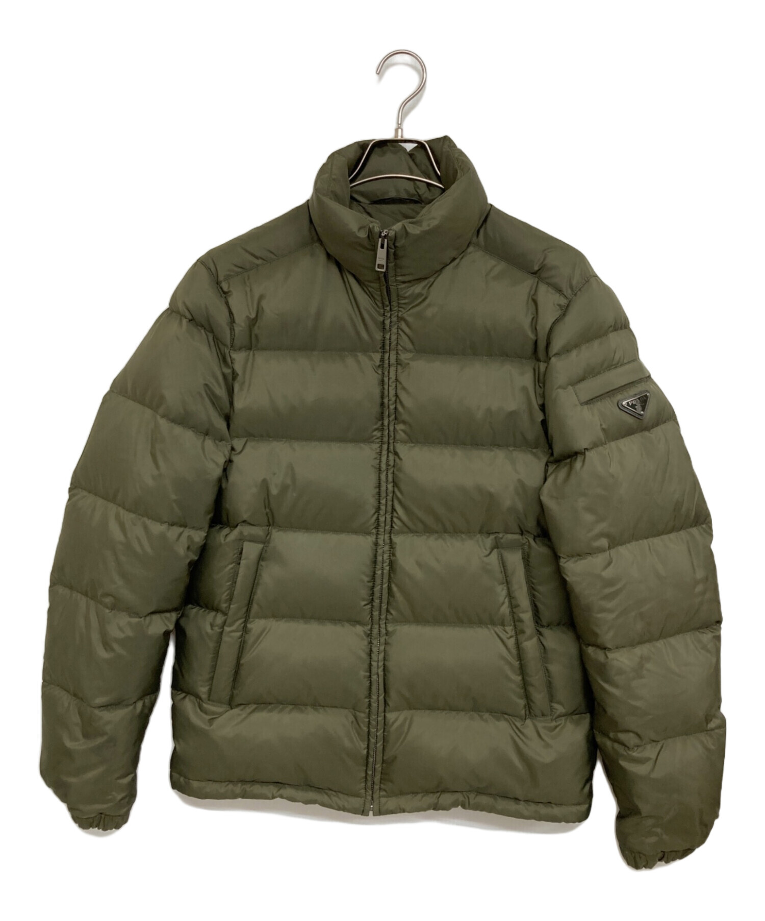 中古・古着通販】PRADA (プラダ) ロゴプレートダウンジャケット