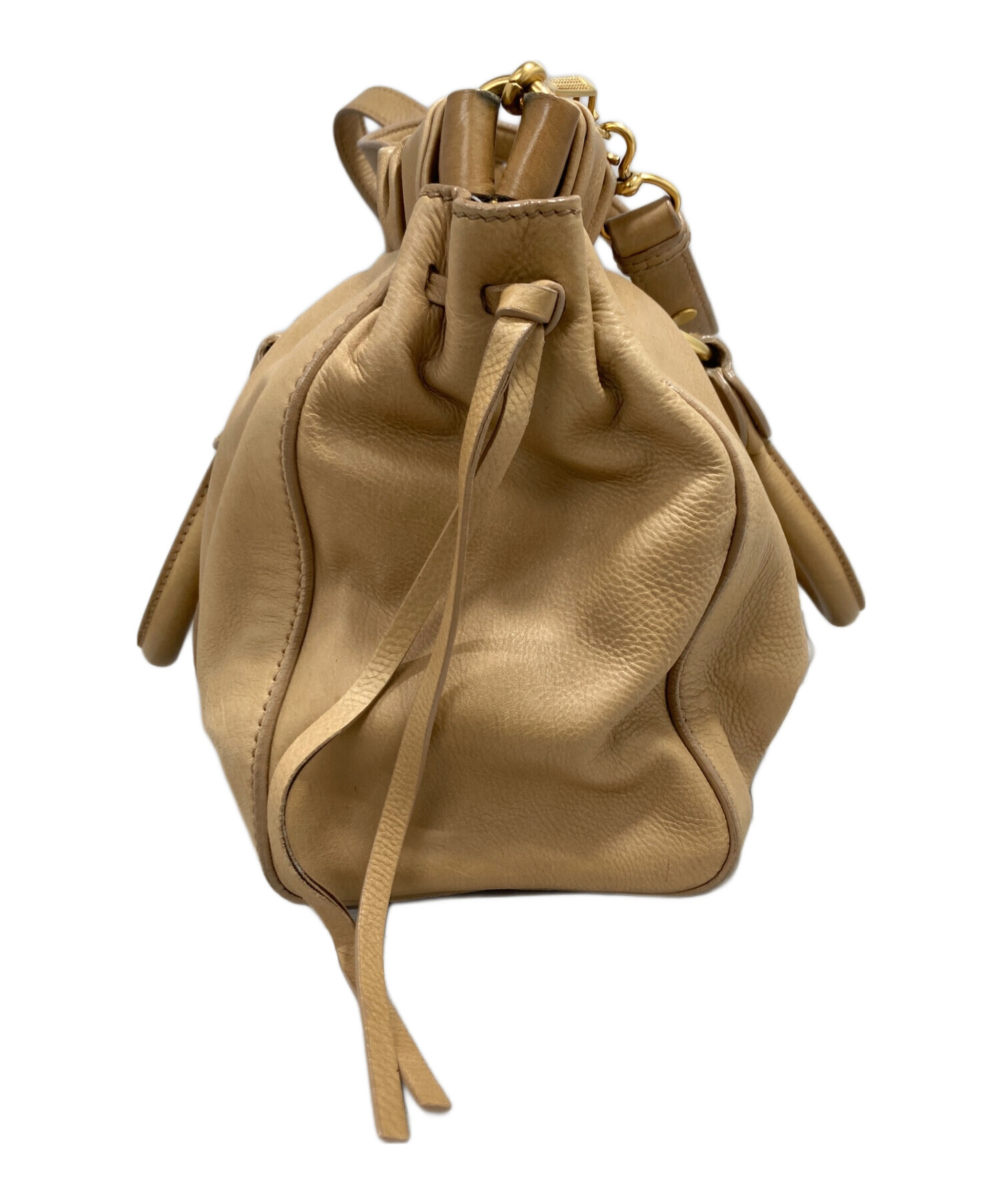 中古・古着通販】MIU MIU (ミュウミュウ) VITELLO LUX 2WAYバッグ