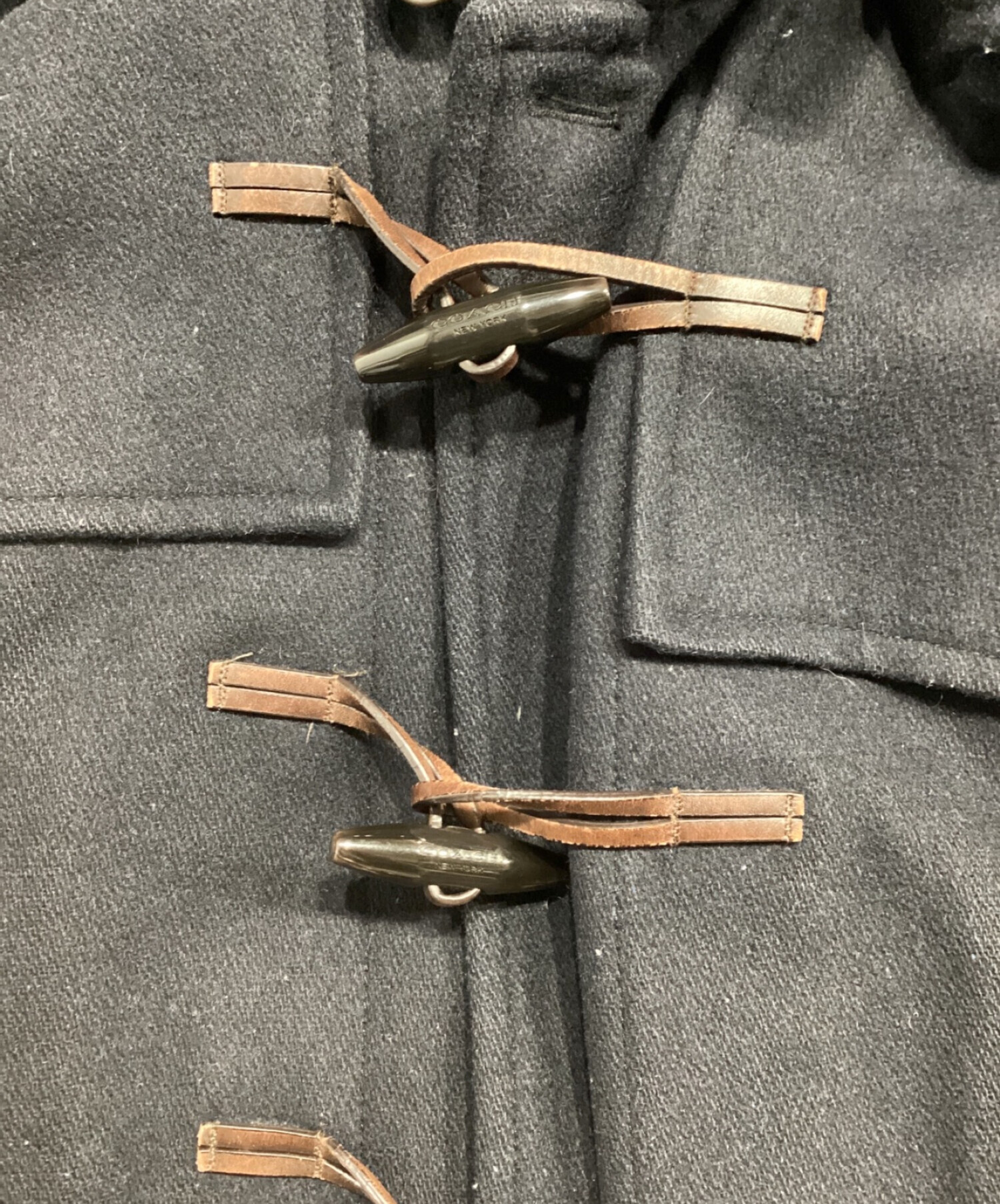 中古・古着通販】COACH (コーチ) ダッフルコート ネイビー サイズ:XS