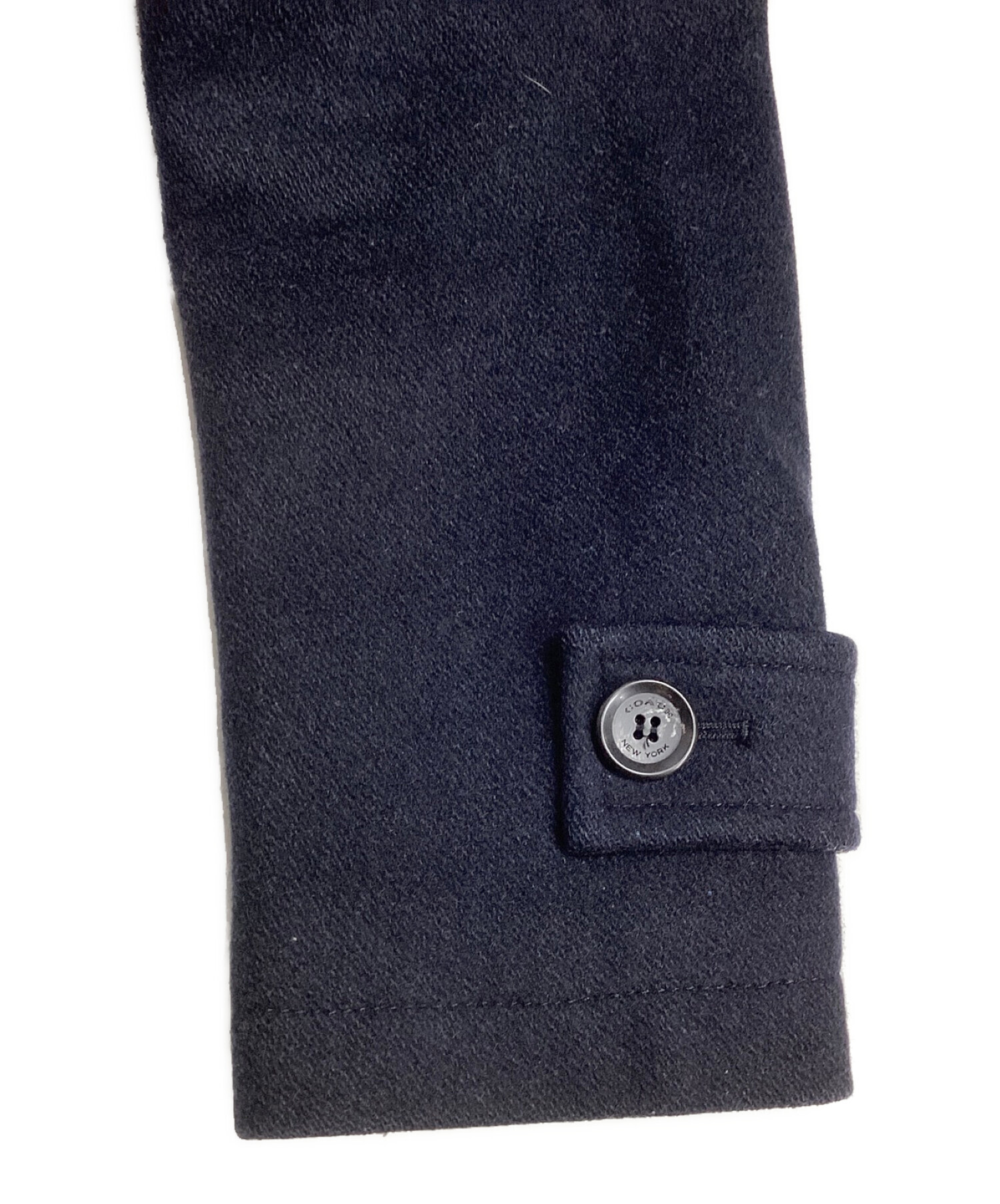 中古・古着通販】COACH (コーチ) ダッフルコート ネイビー サイズ:XS