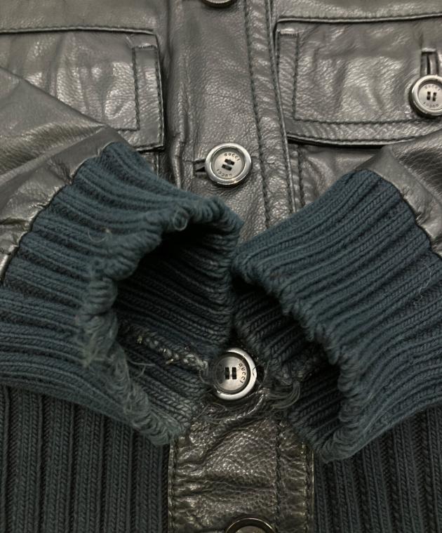 中古・古着通販】GUCCI (グッチ) マドンナボンバーレザーブルゾン/トム