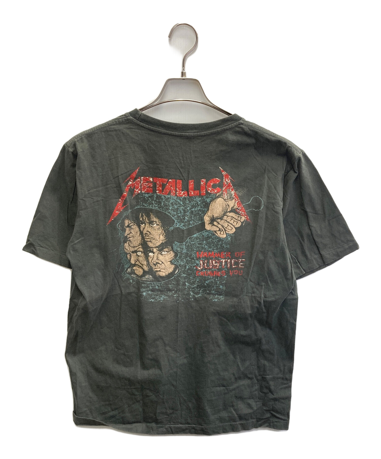 中古・古着通販】METALLCA (メタリカ) バンドTシャツ グレー サイズ