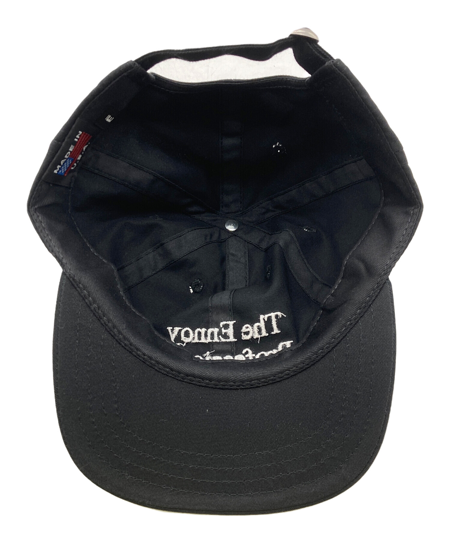 中古・古着通販】ENNOY (エンノイ) キャップ ブラック｜ブランド・古着