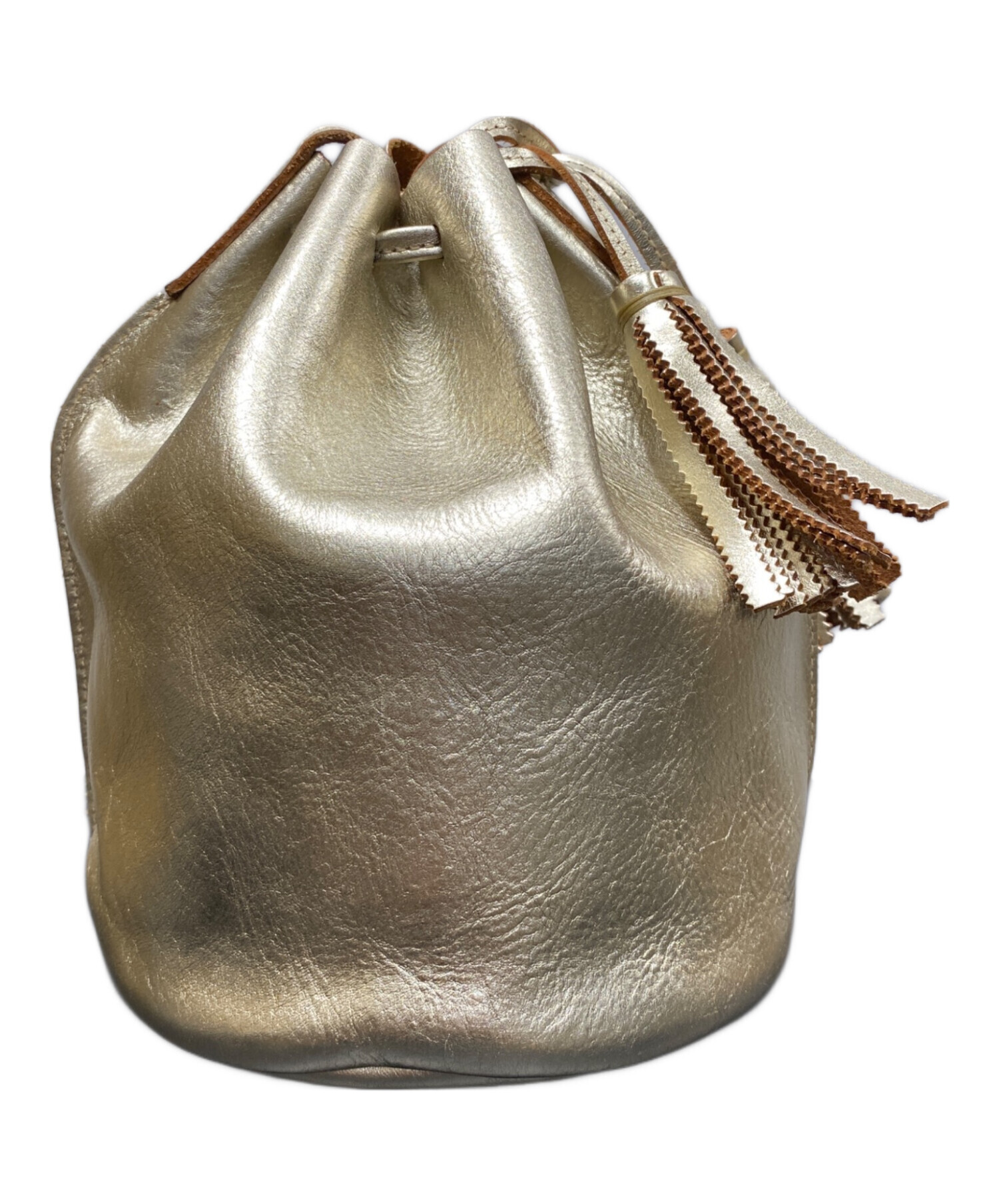 中古・古着通販】IL BISONTE (イル ビゾンテ) レザーショルダーバッグ