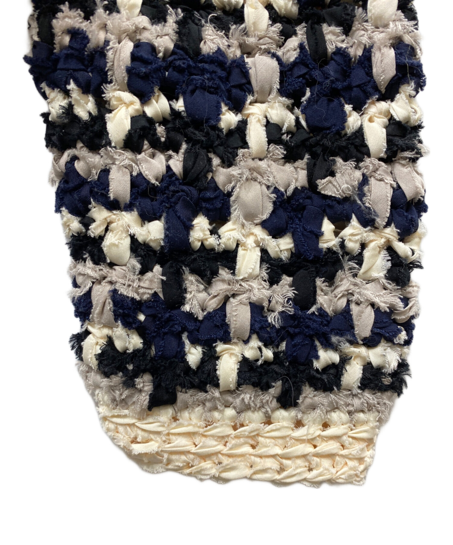 中古・古着通販】CLANE (クラネ) VINTAGE TAPE HAND KNIT CARDIGAN