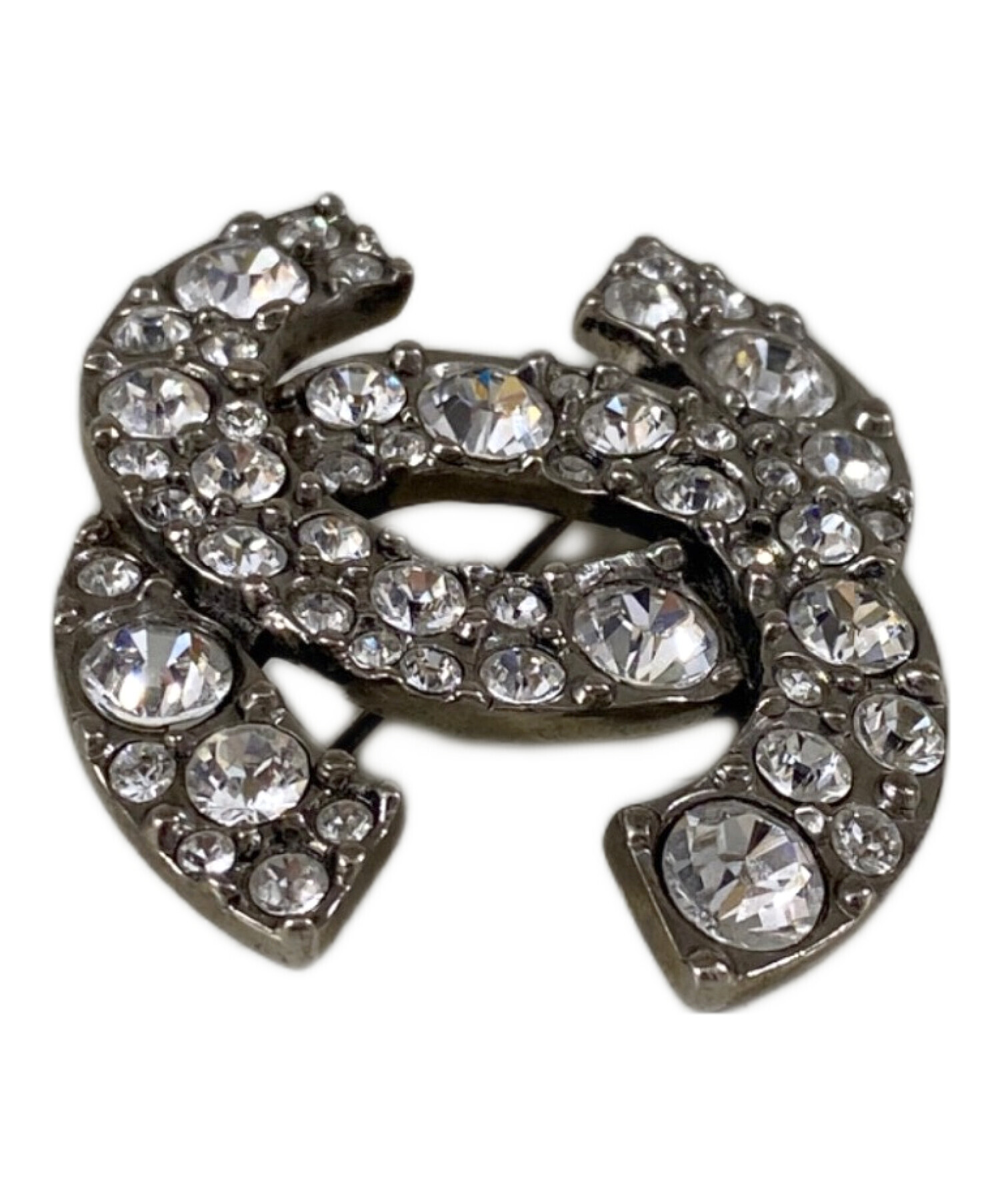 中古・古着通販】CHANEL (シャネル) ラインストーン ココマーク