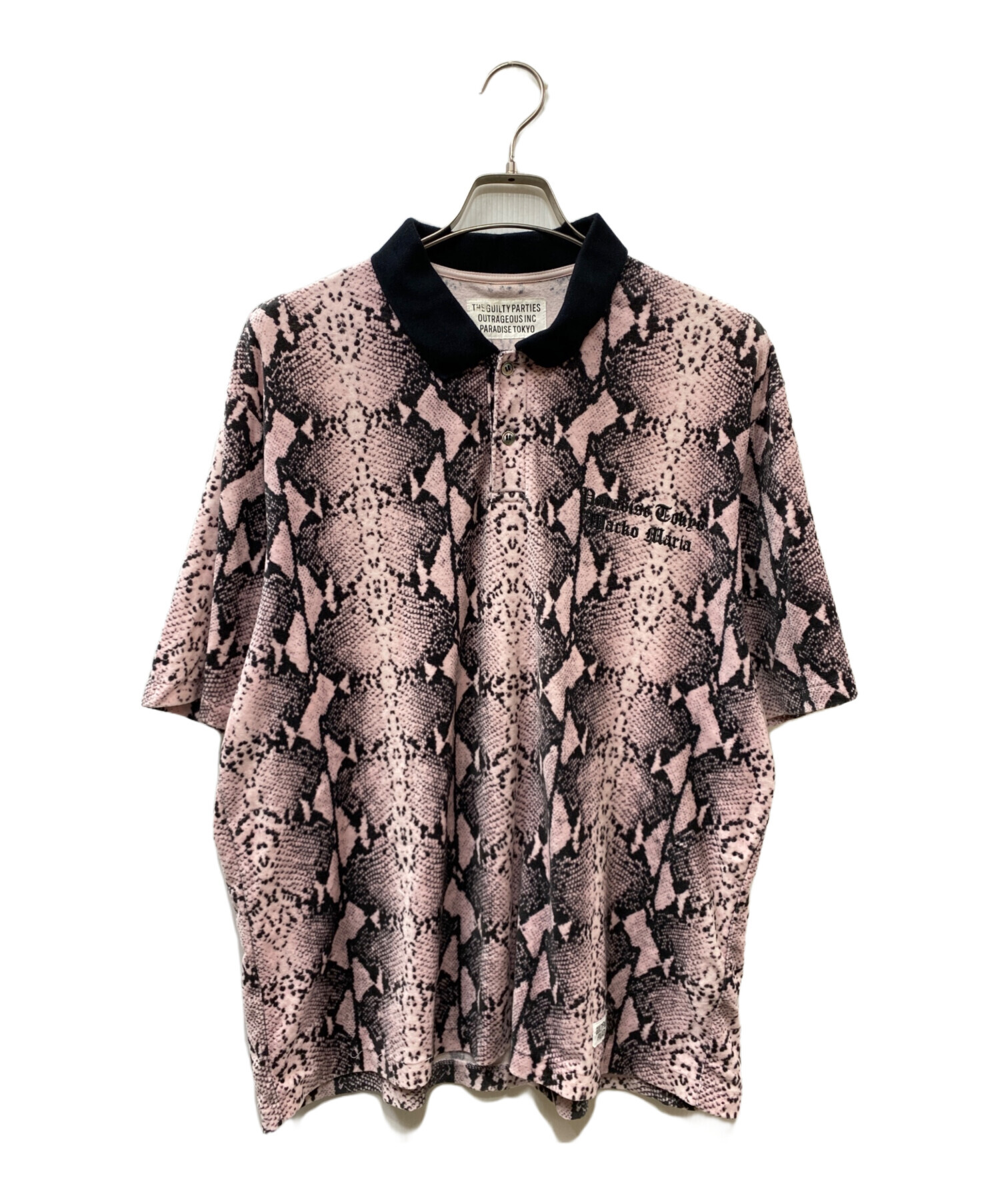 中古・古着通販】WACKO MARIA (ワコマリア) 22SS PYTHON VELOUR POLO