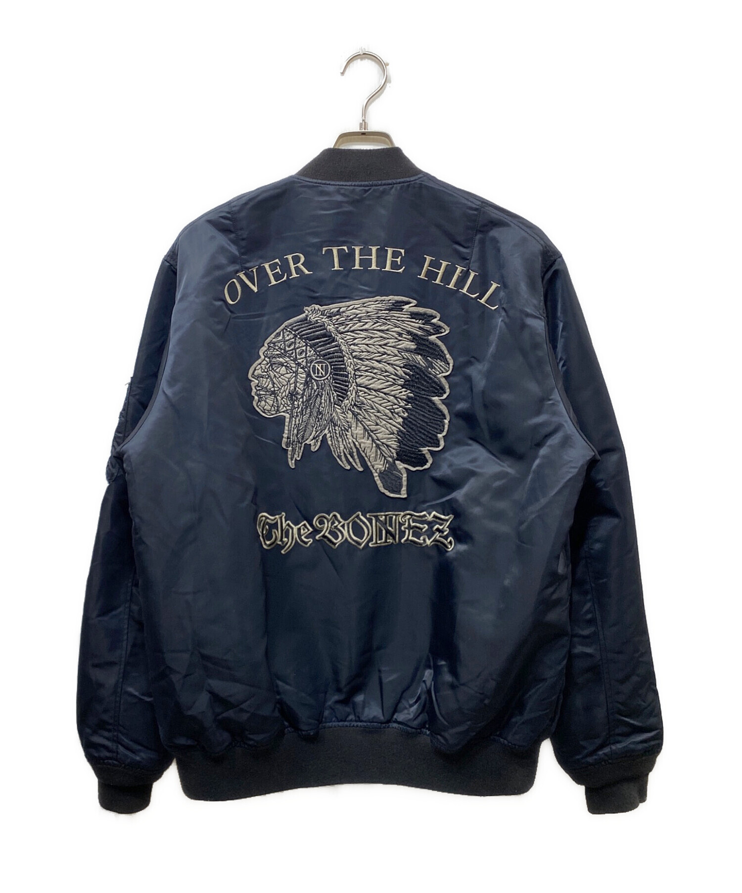 中古・古着通販】THE BONEZ (ザボーンズ) MA-1ジャケット ブラック