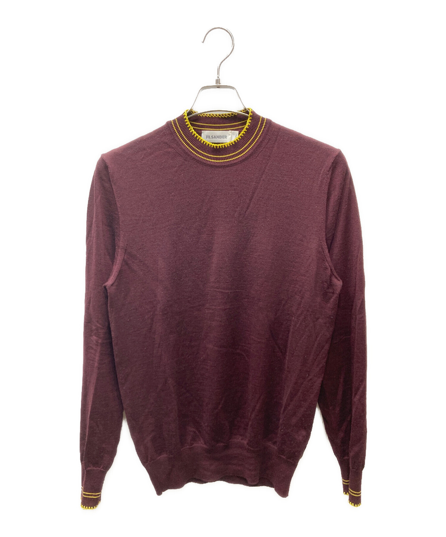 中古・古着通販】JIL SANDER (ジルサンダー) ステッチデザインニット