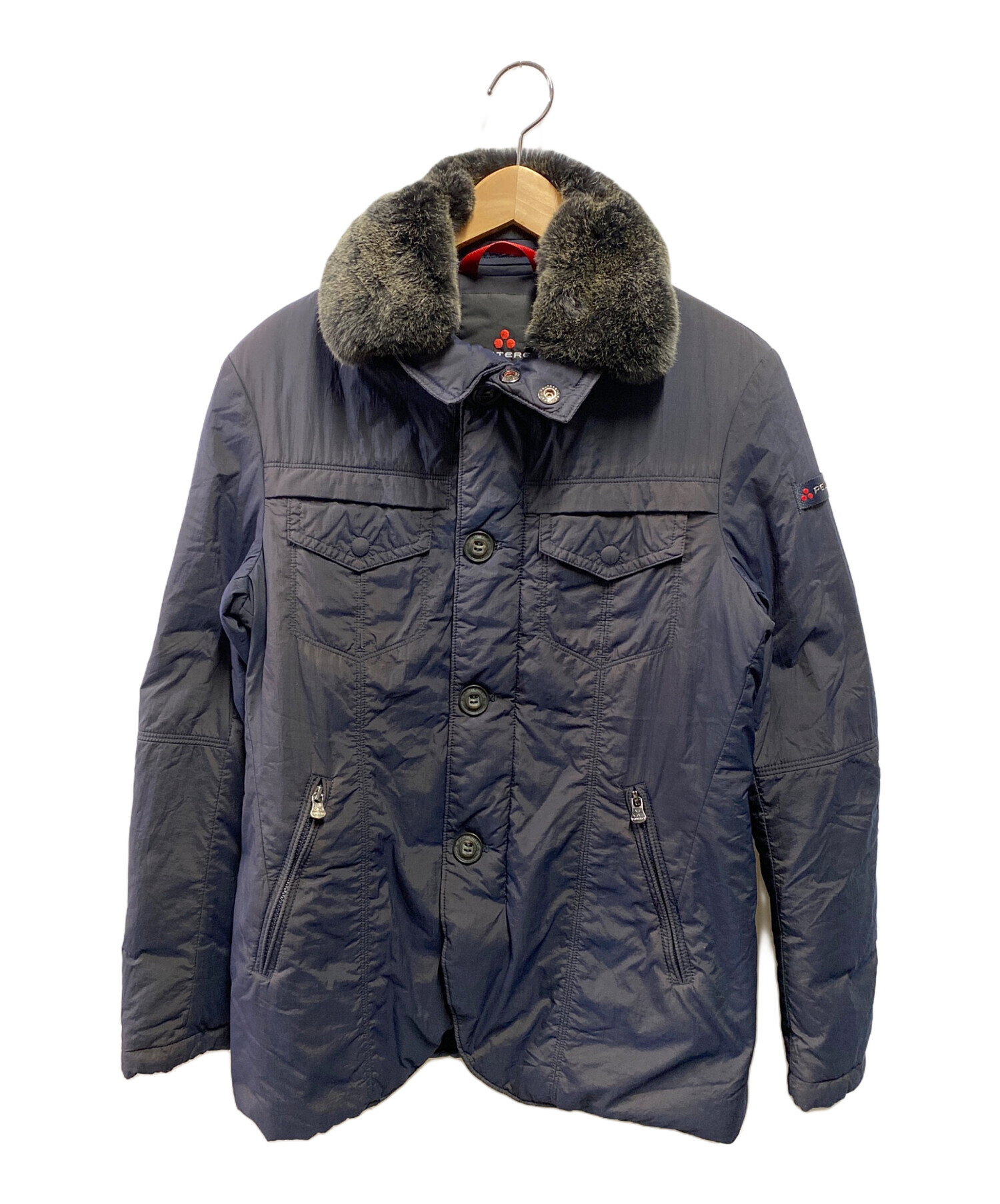 中古・古着通販】PEUTEREY (ピューテリー) ダウンジャケット ネイビー