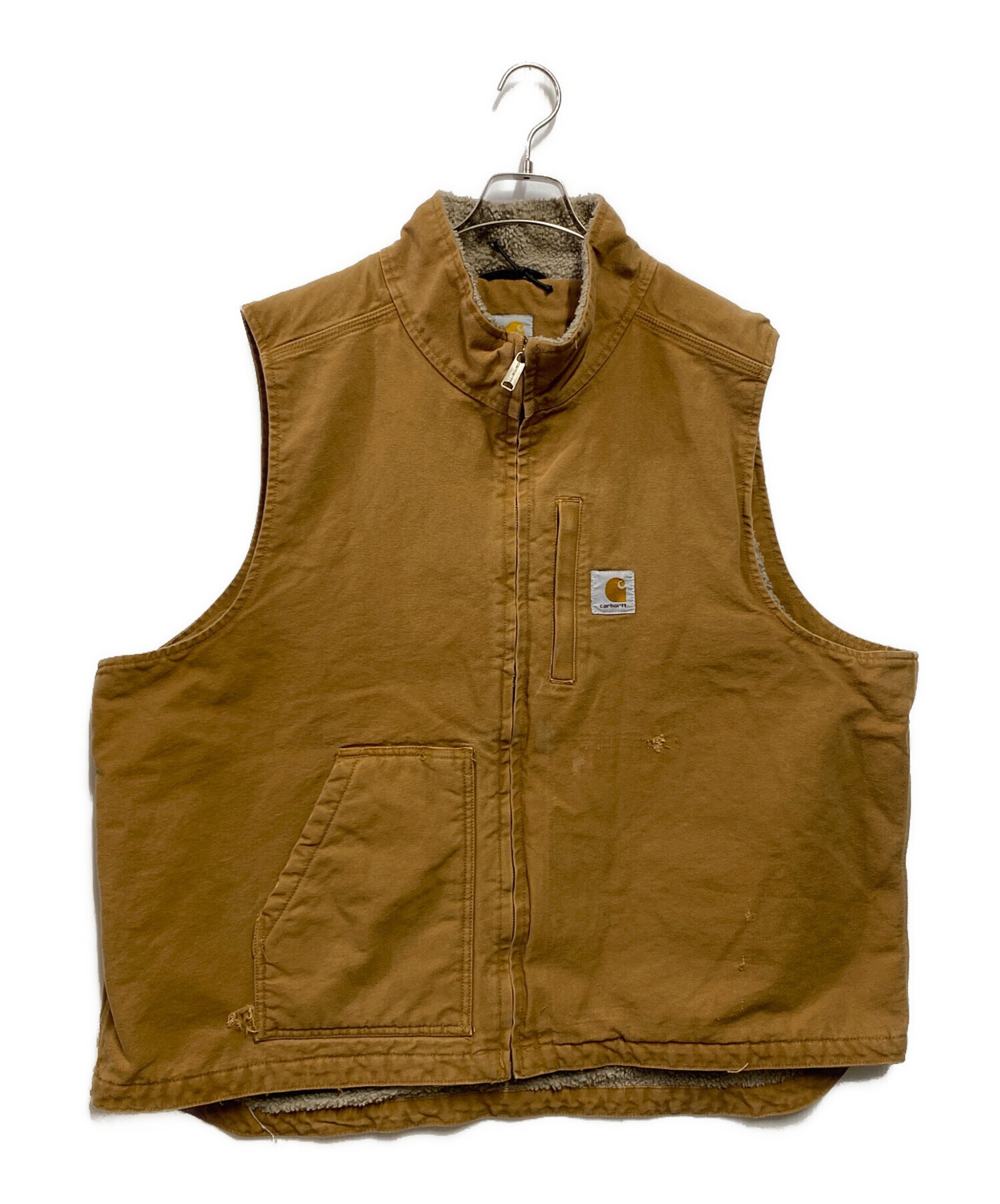 中古・古着通販】CarHartt (カーハート) ダックベスト ブラウン サイズ