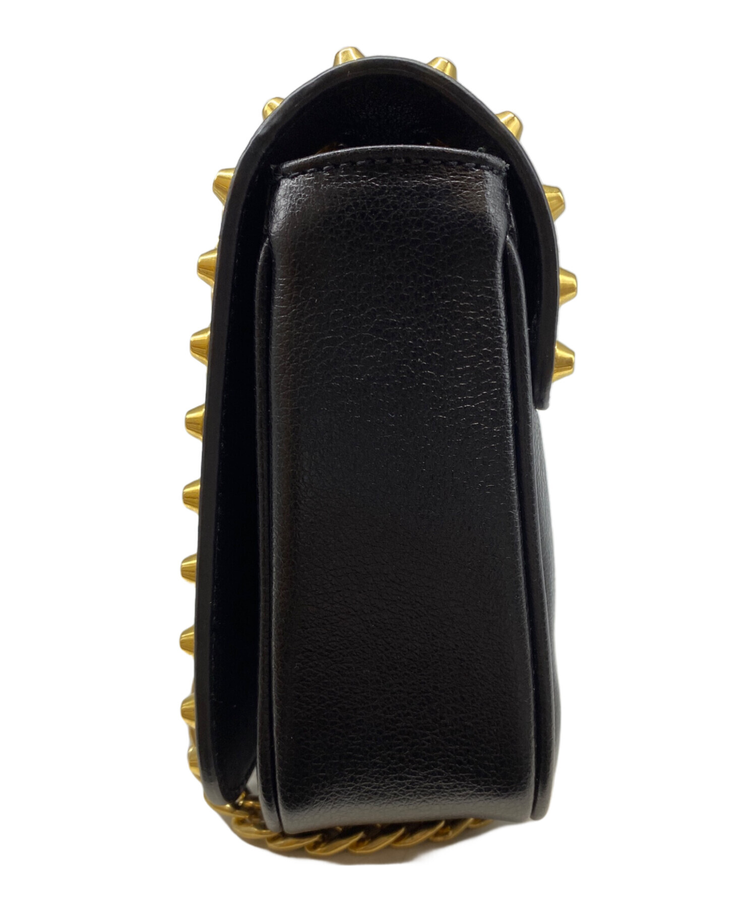 中古・古着通販】PRADA (プラダ) スタッズチェーンショルダーバッグ