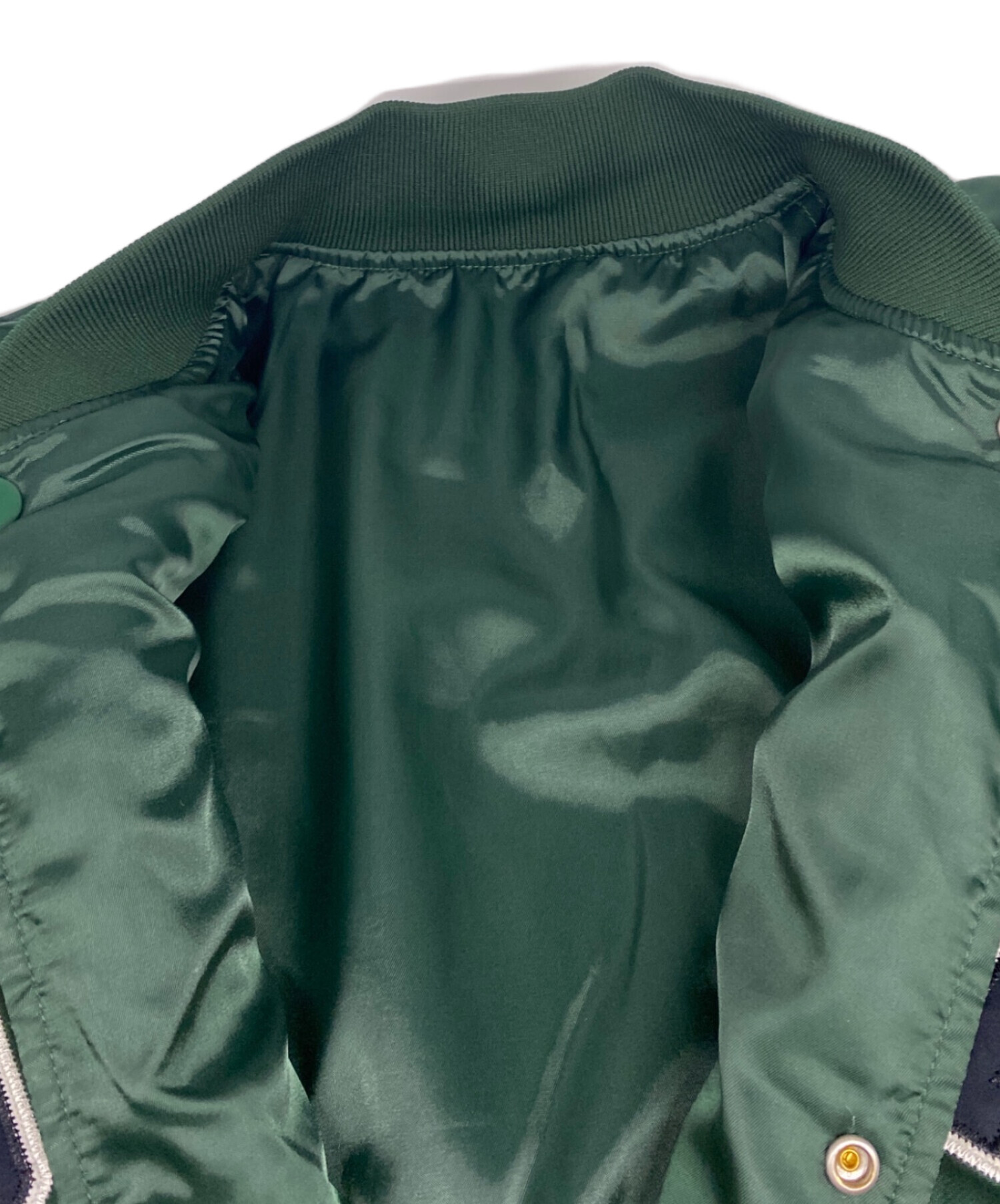 中古・古着通販】NAUTICA (ノーティカ) スタジャン グリーン サイズ:XL