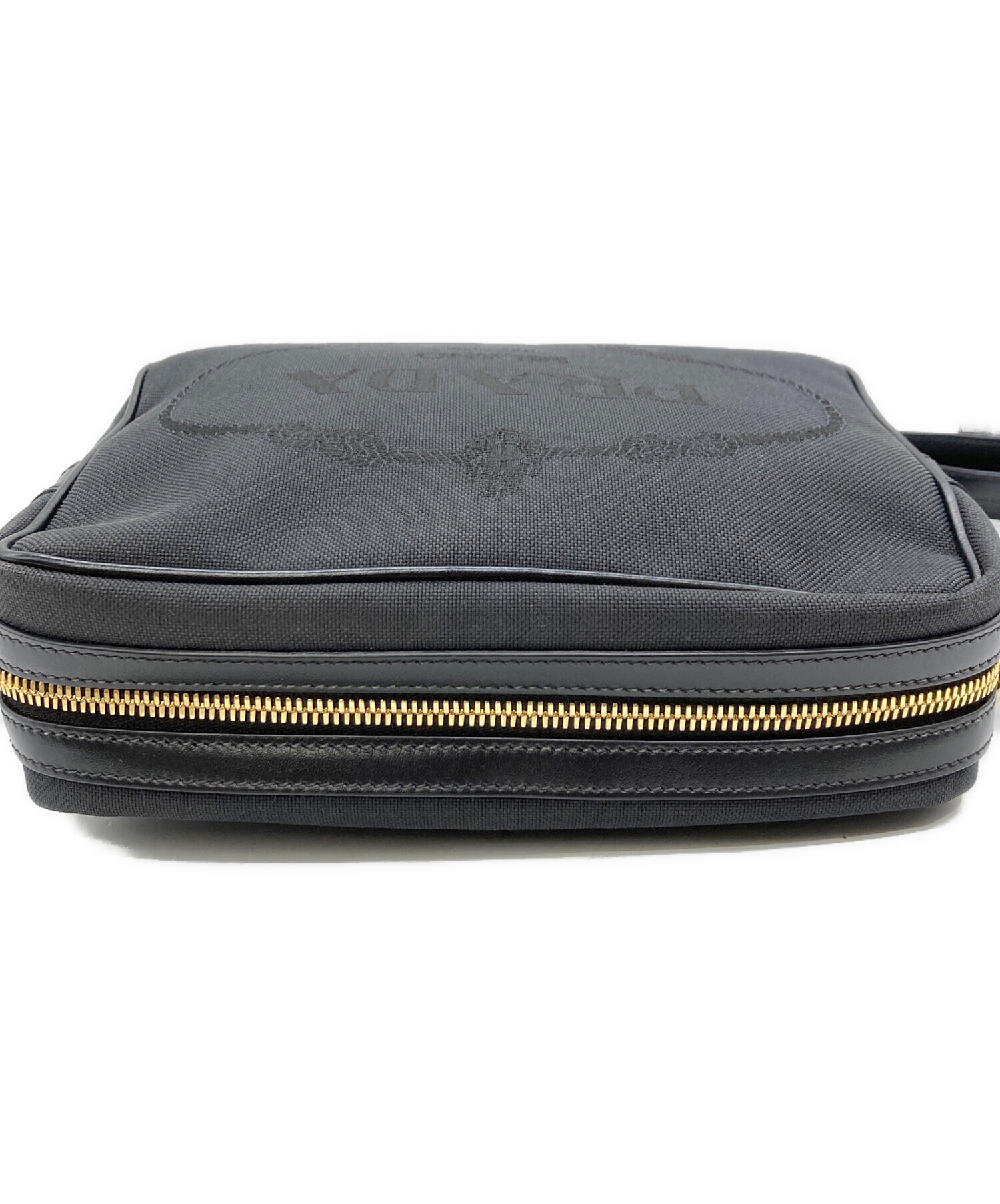 中古・古着通販】PRADA (プラダ) ロゴジャガードショルダーバッグ