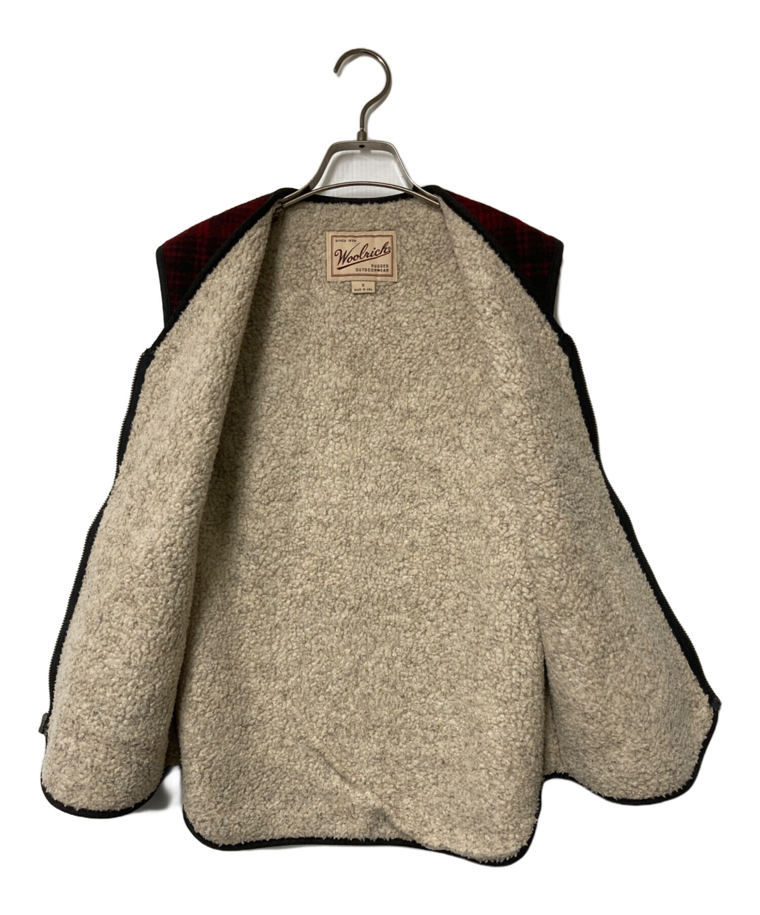 中古・古着通販】WOOLRICH (ウールリッチ) チェックボアベスト