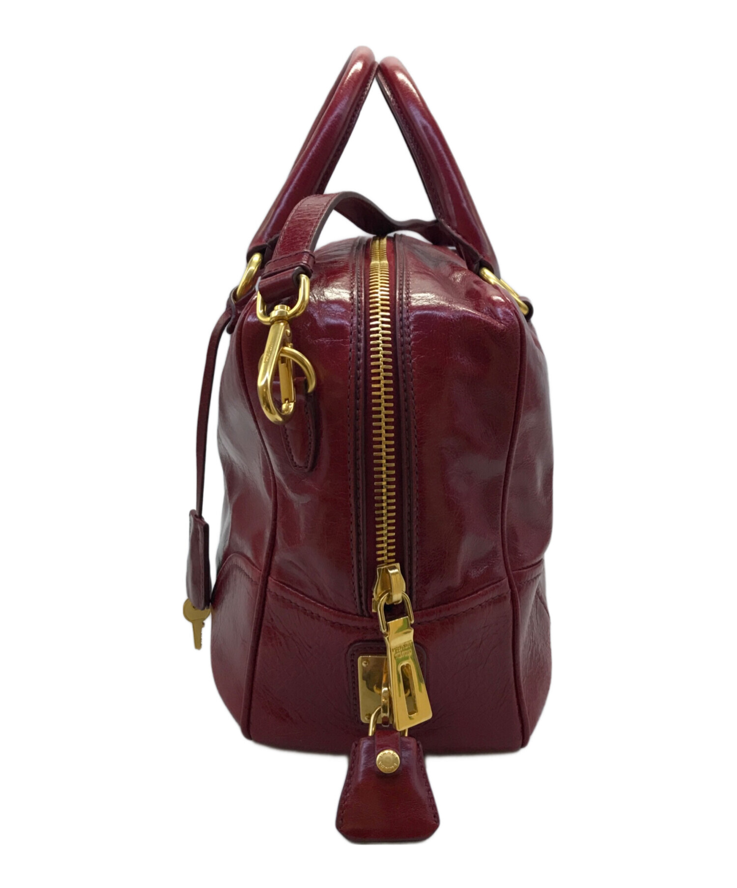 中古・古着通販】PRADA (プラダ) VITELLO SHINE 2WAY ショルダーバッグ