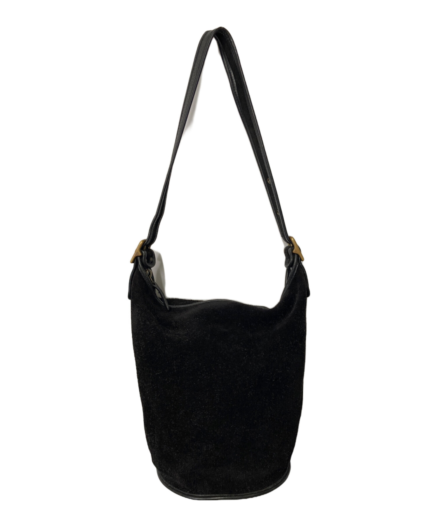 中古・古着通販】COACH (コーチ) スエード ワンショルダーバッグ