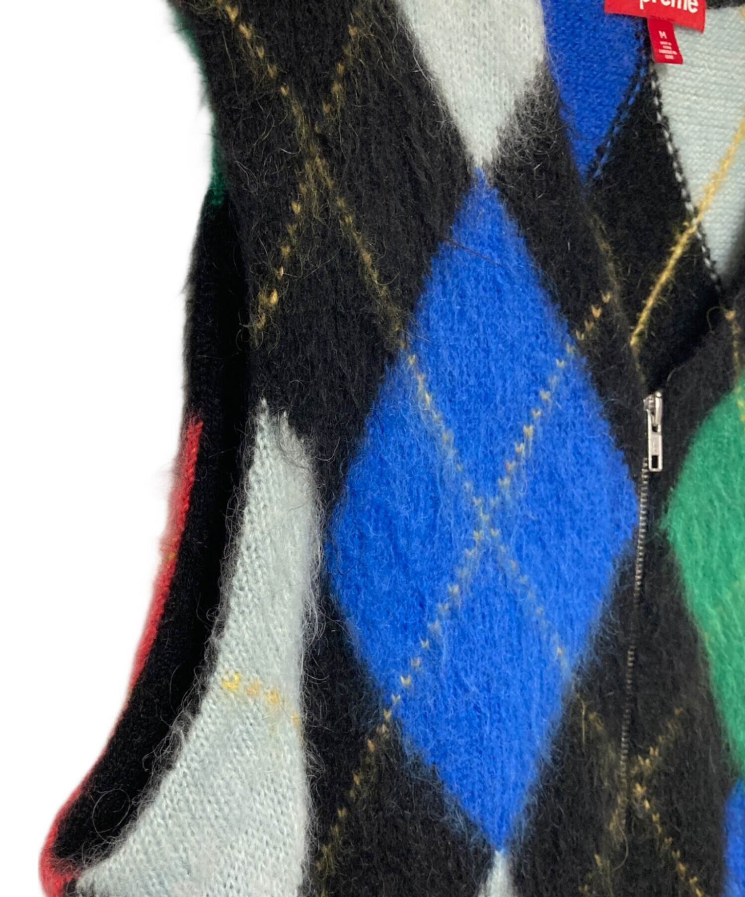 中古・古着通販】SUPREME (シュプリーム) 24SS Brushed Argyle Zip Up