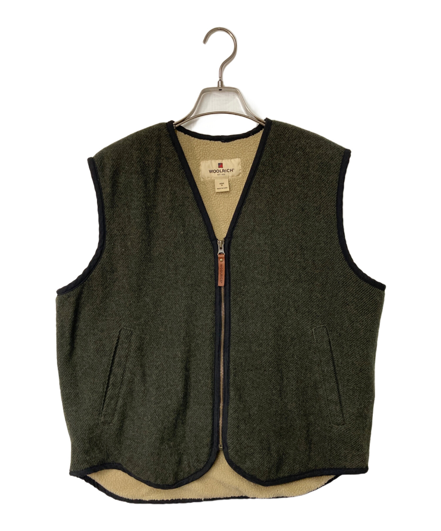 中古・古着通販】WOOLRICH (ウールリッチ) 裏地ボアウールベスト