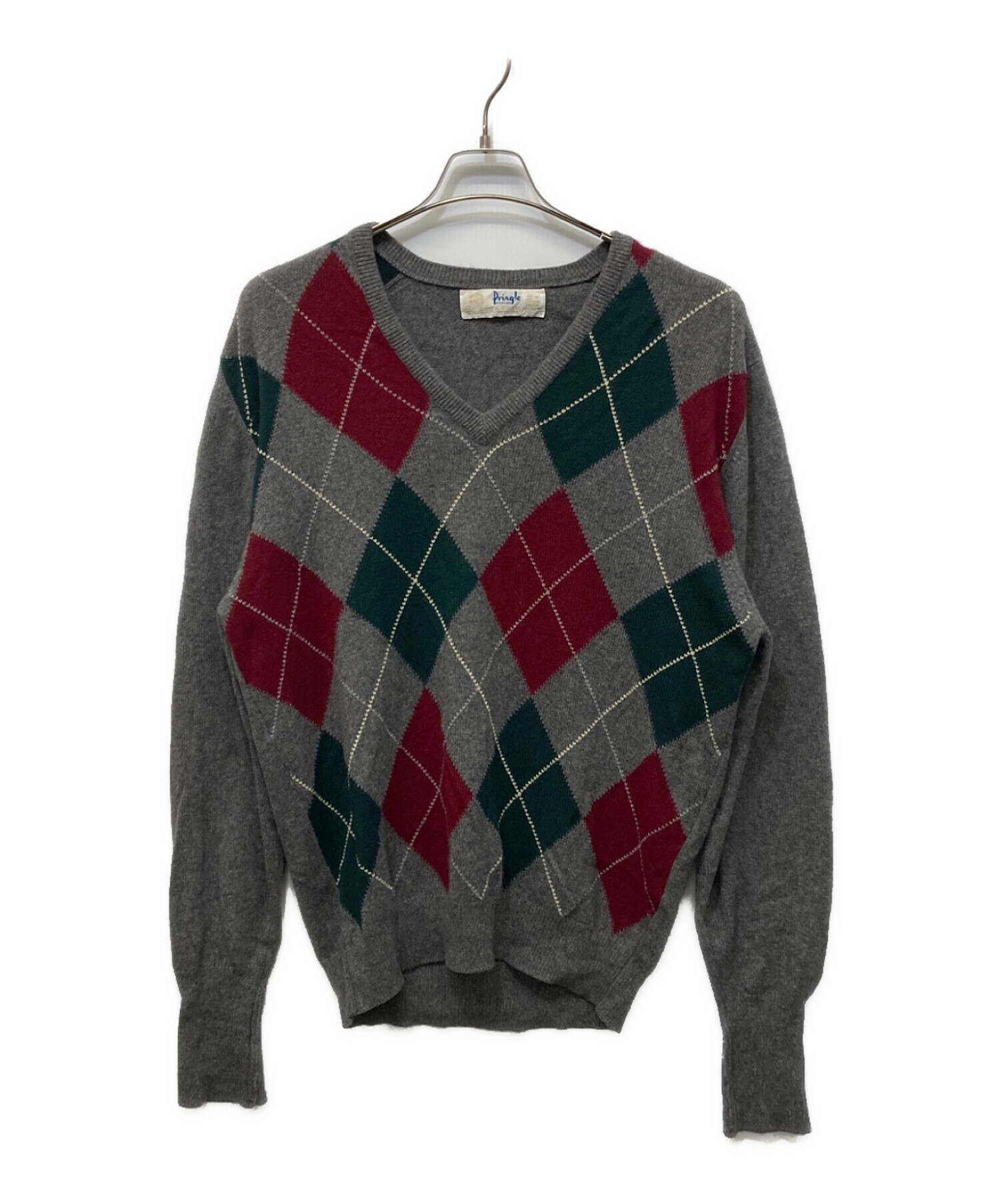中古・古着通販】Pringle (プリングル) カシミヤアーガイルニット