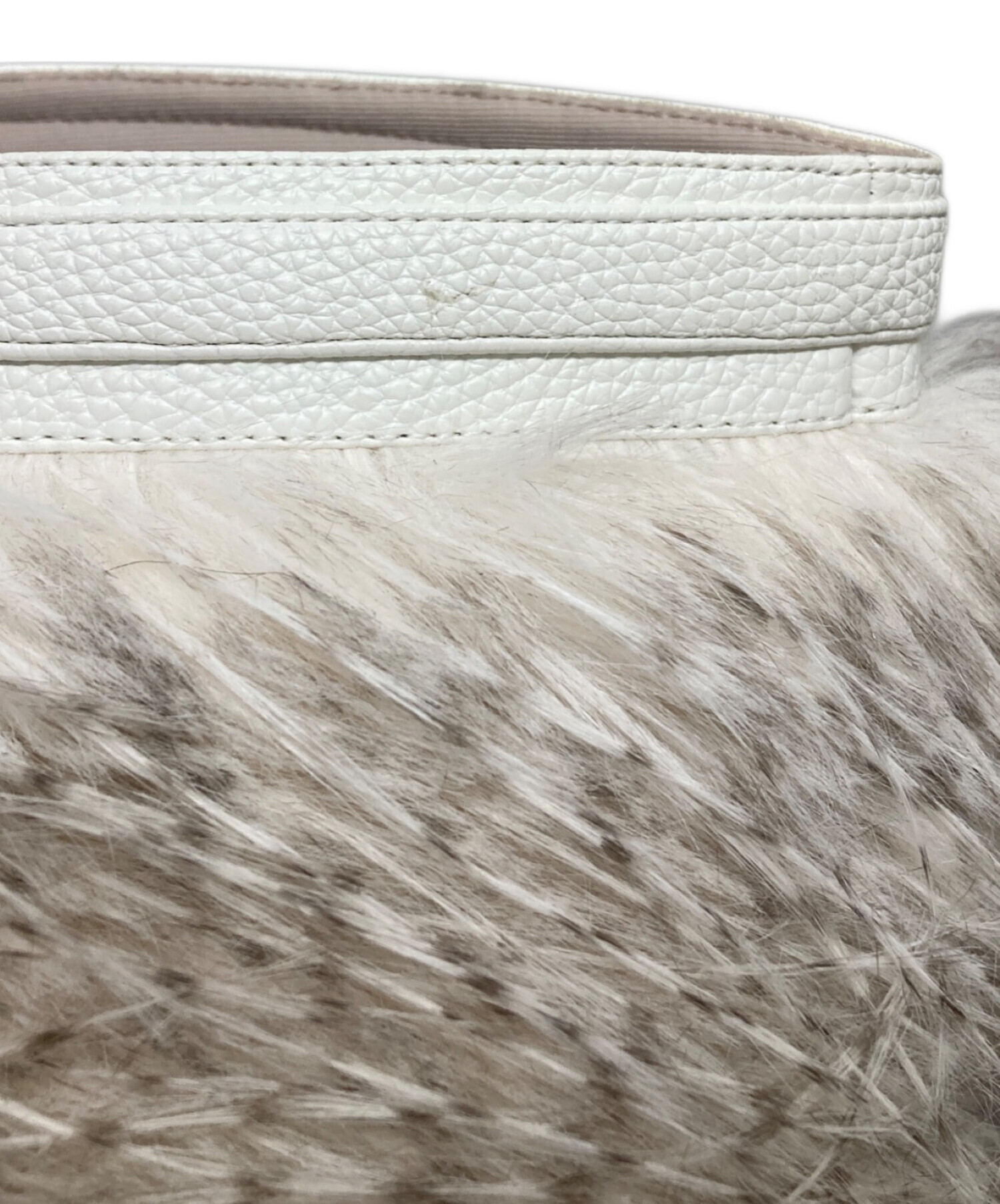 中古・古着通販】YELLO (イエロー) ロングファーブーツ グレー サイズ