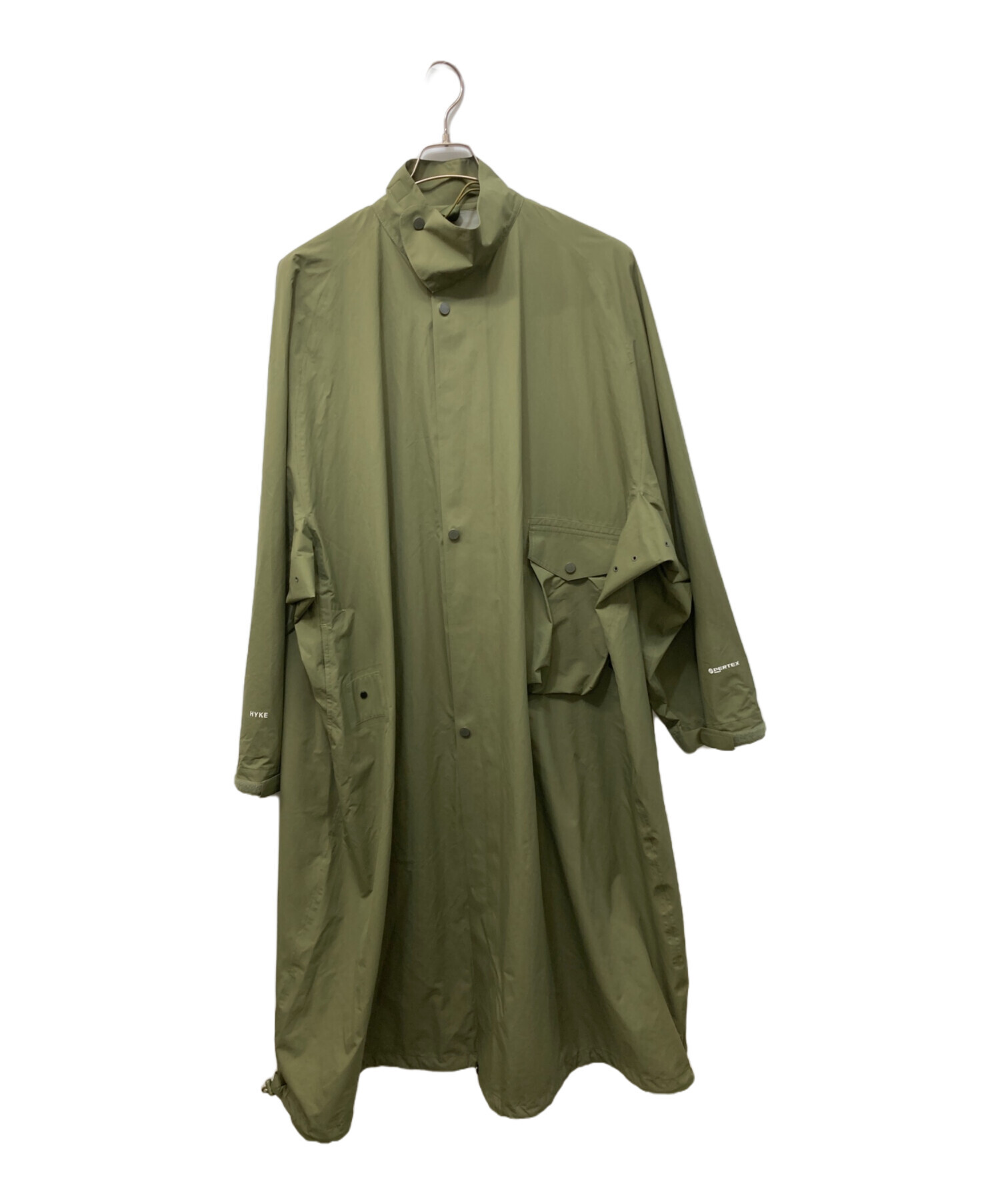 中古・古着通販】HYKE (ハイク) PERTEX MILITARY COAT カーキ サイズ:5