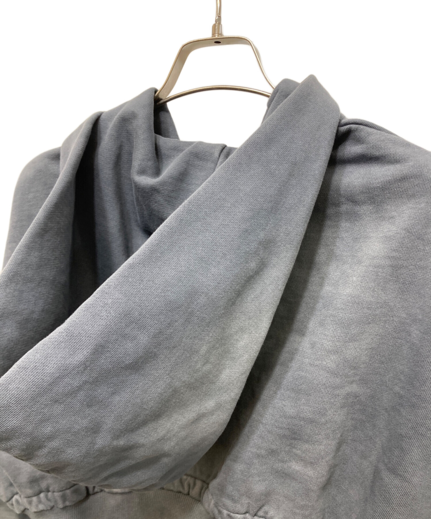 中古・古着通販】JOSE MOON (ジョゼムーン) CROP BIO HOODIE グレー