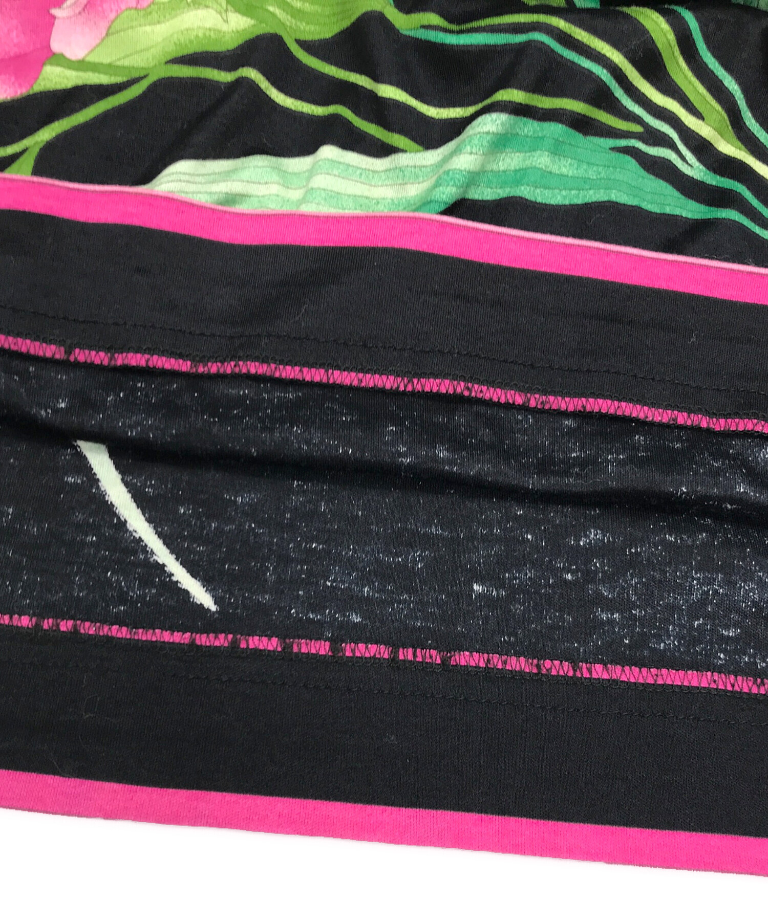 中古・古着通販】LEONARD (レオナール) 花柄ワンピース ブラック