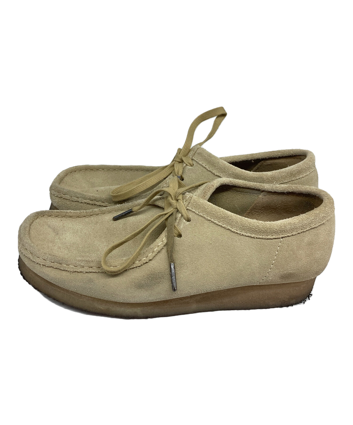 中古・古着通販】CLARKS (クラークス) ワラビーシューズ ベージュ
