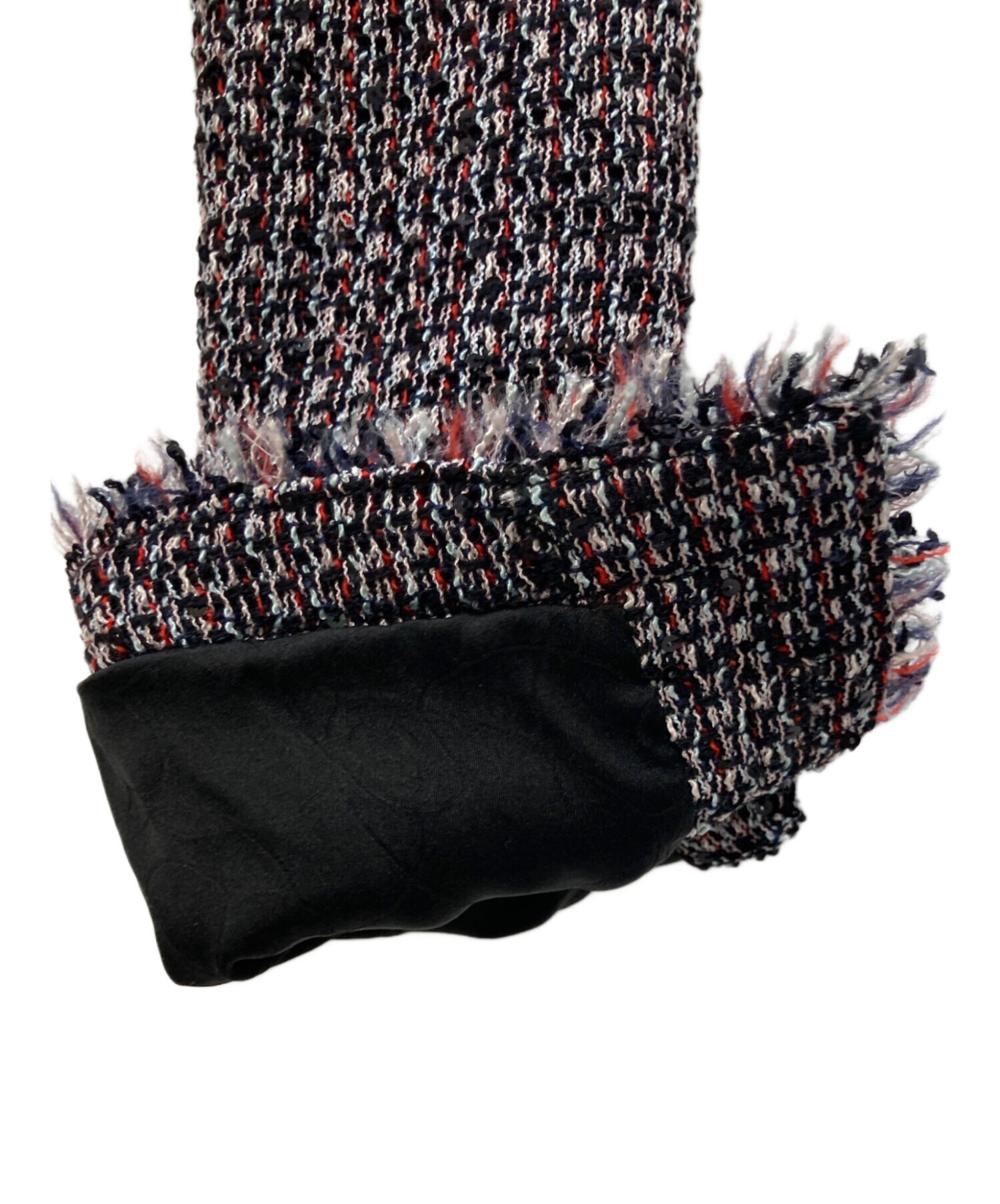 中古・古着通販】CHANEL (シャネル) ノーカラーツイードジャケット