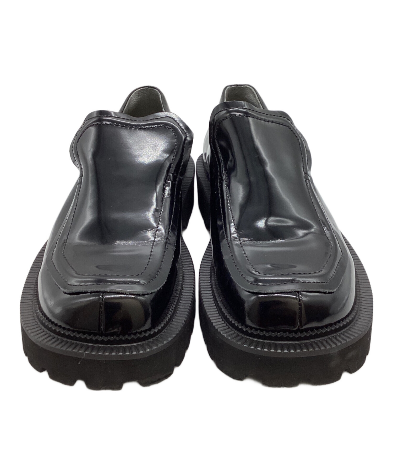 中古・古着通販】CTHY (シティ) LEATHER FACET LOAFER / レザー