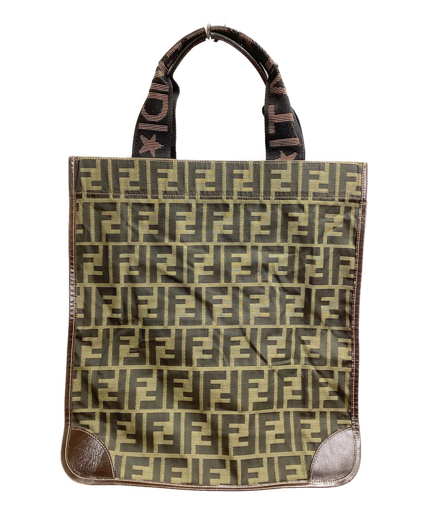 中古・古着通販】FENDI (フェンディ) ズッカ柄パッカブルトートバッグ