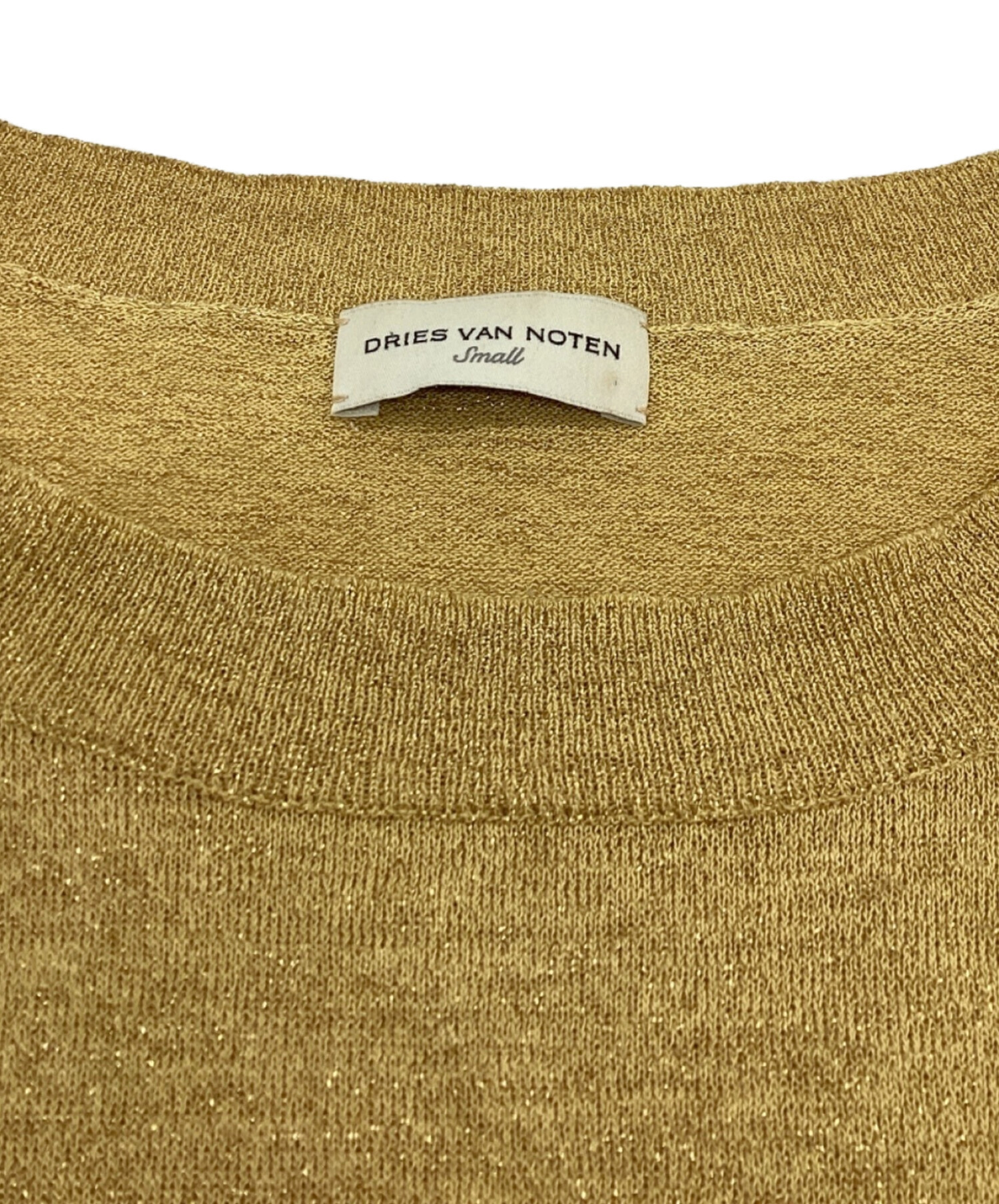 中古・古着通販】DRIES VAN NOTEN (ドリスヴァンノッテン) ラメニット