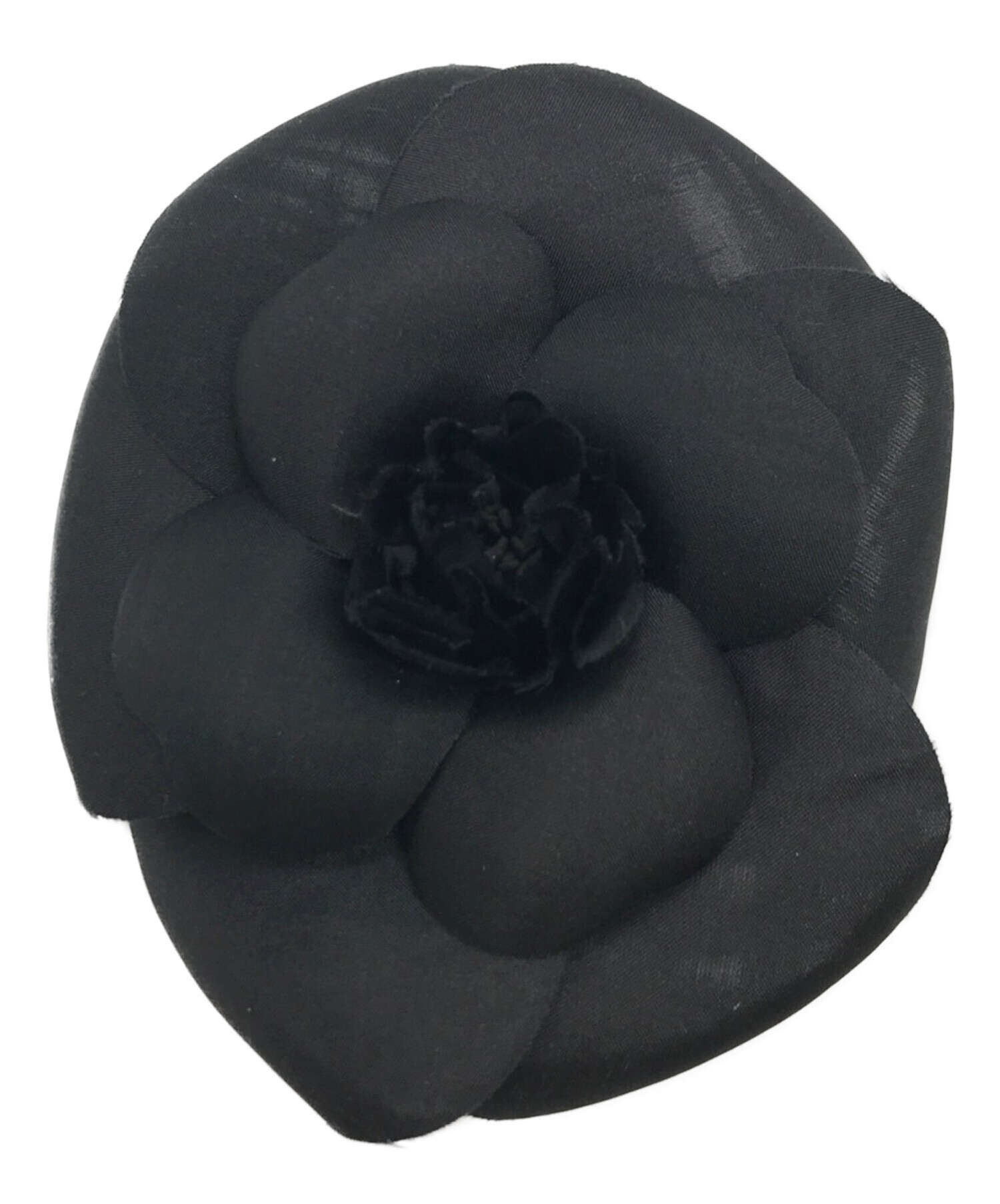 中古・古着通販】CHANEL (シャネル) カメリアブローチ ブラック