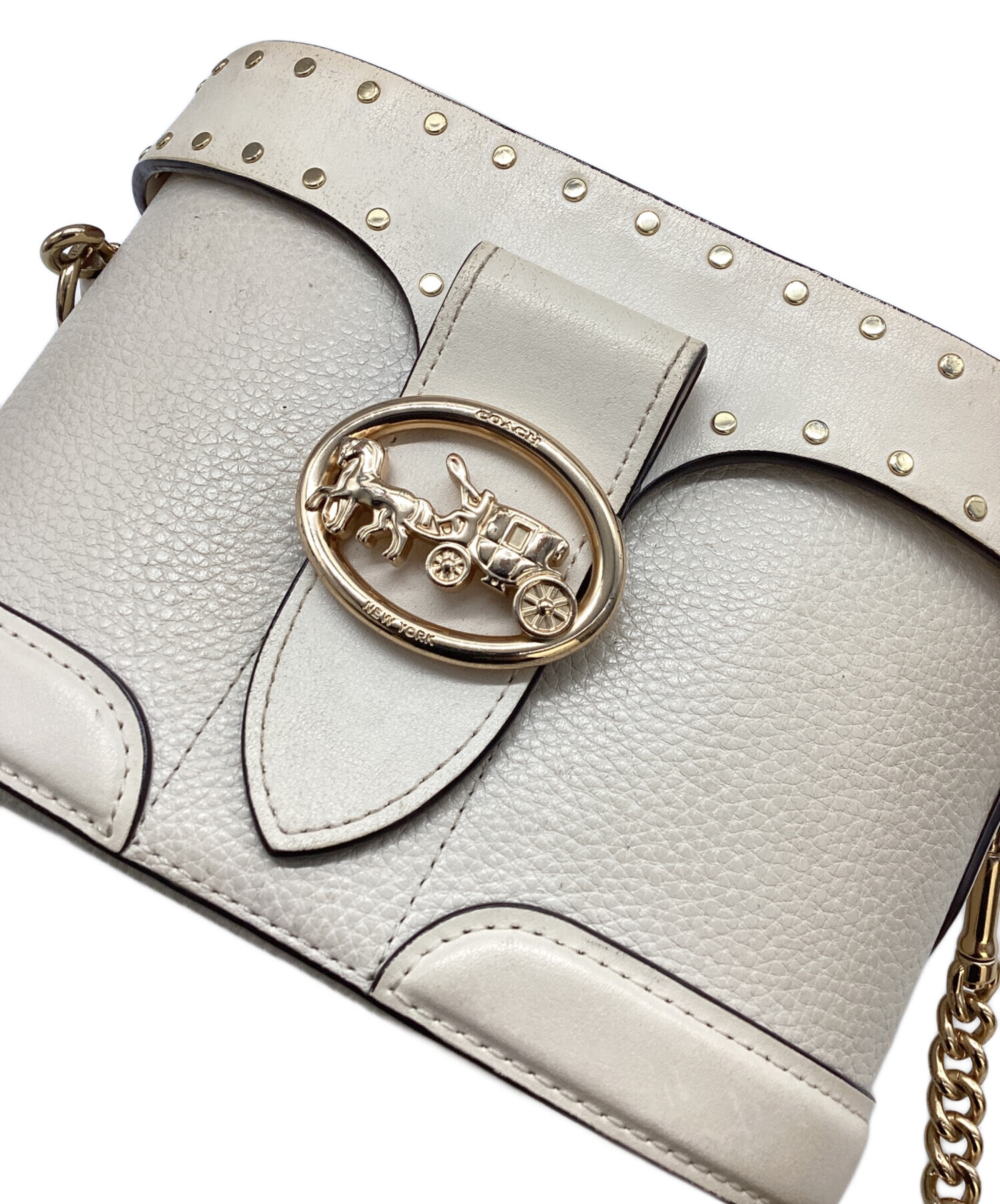 中古・古着通販】COACH (コーチ) ジョージ ジェム バニティバッグ