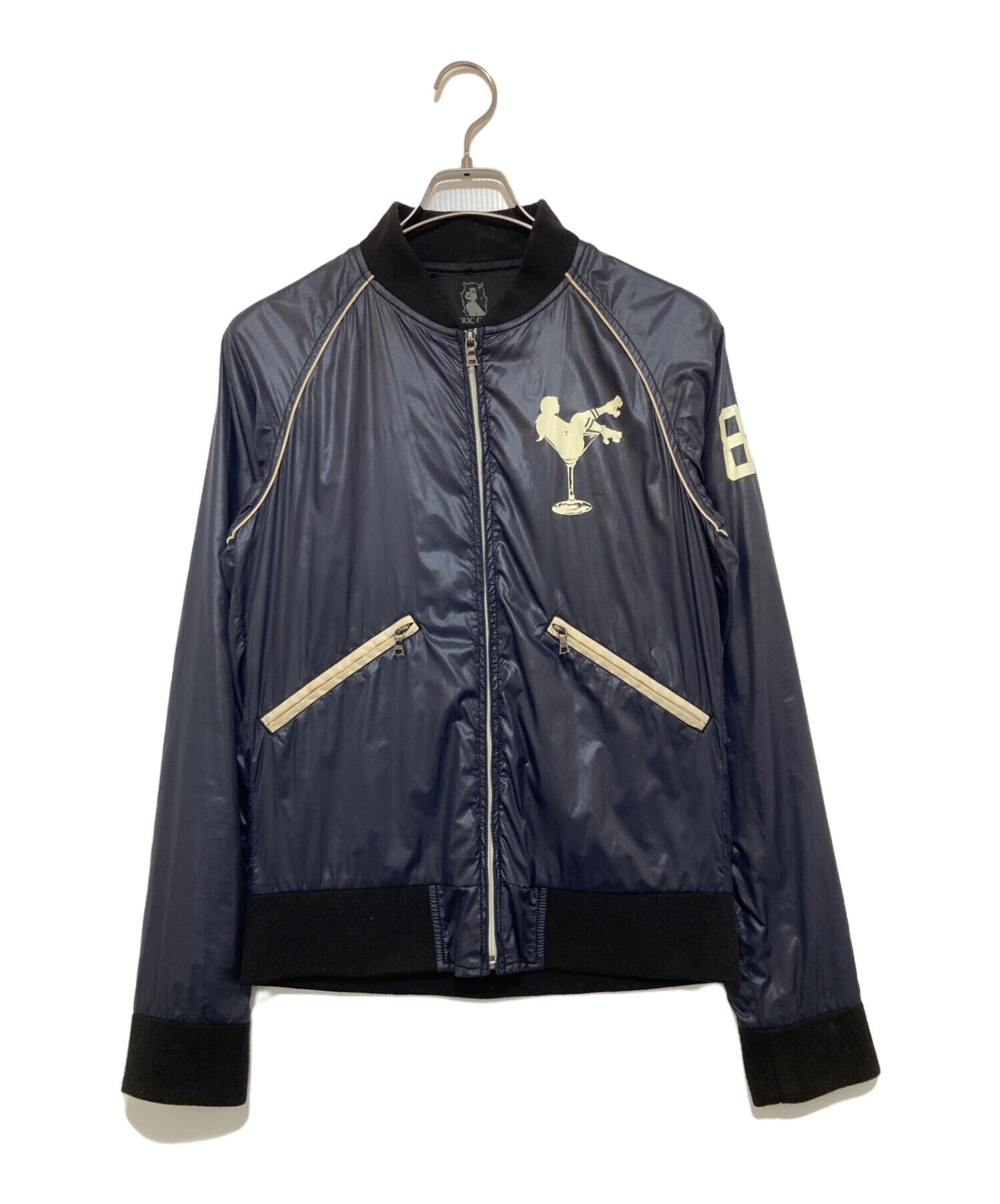 HYSTERIC GLAMOUR ネイビー ナイロンジャケット Lサイズ