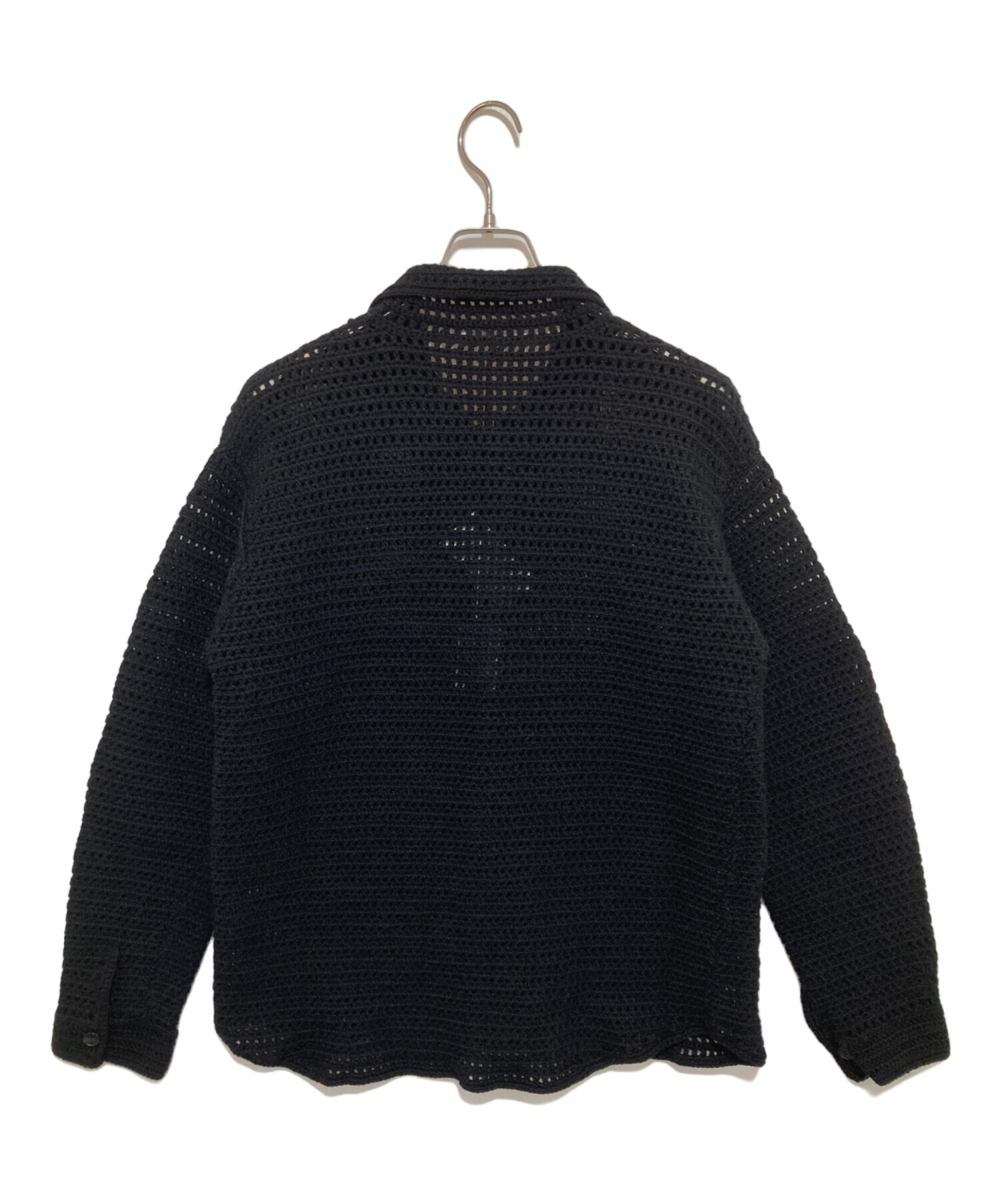 中古・古着通販】AURALEE (オーラリー) HAND CROCHET WOOL KNIT SHIRTS